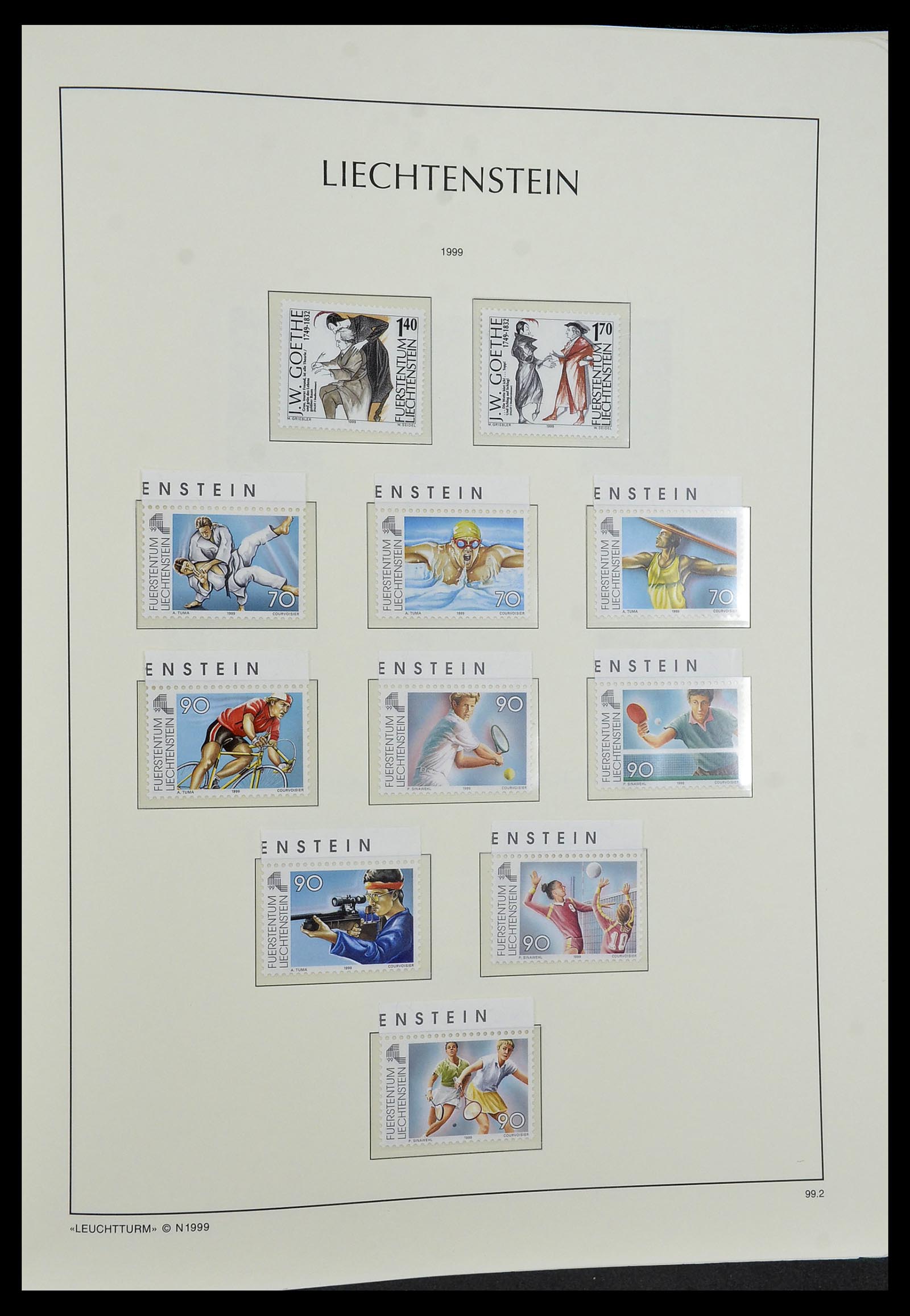34231 181 - Postzegelverzameling 34231 Liechtenstein 1912-2020!