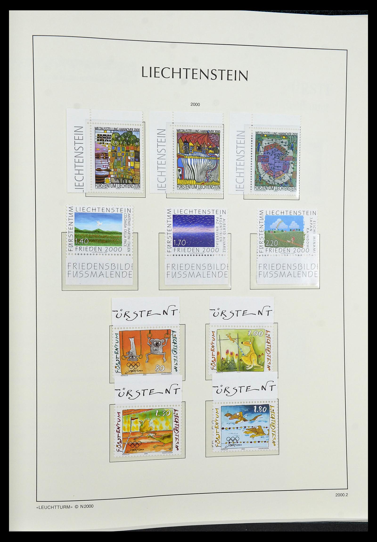 34231 185 - Postzegelverzameling 34231 Liechtenstein 1912-2020!