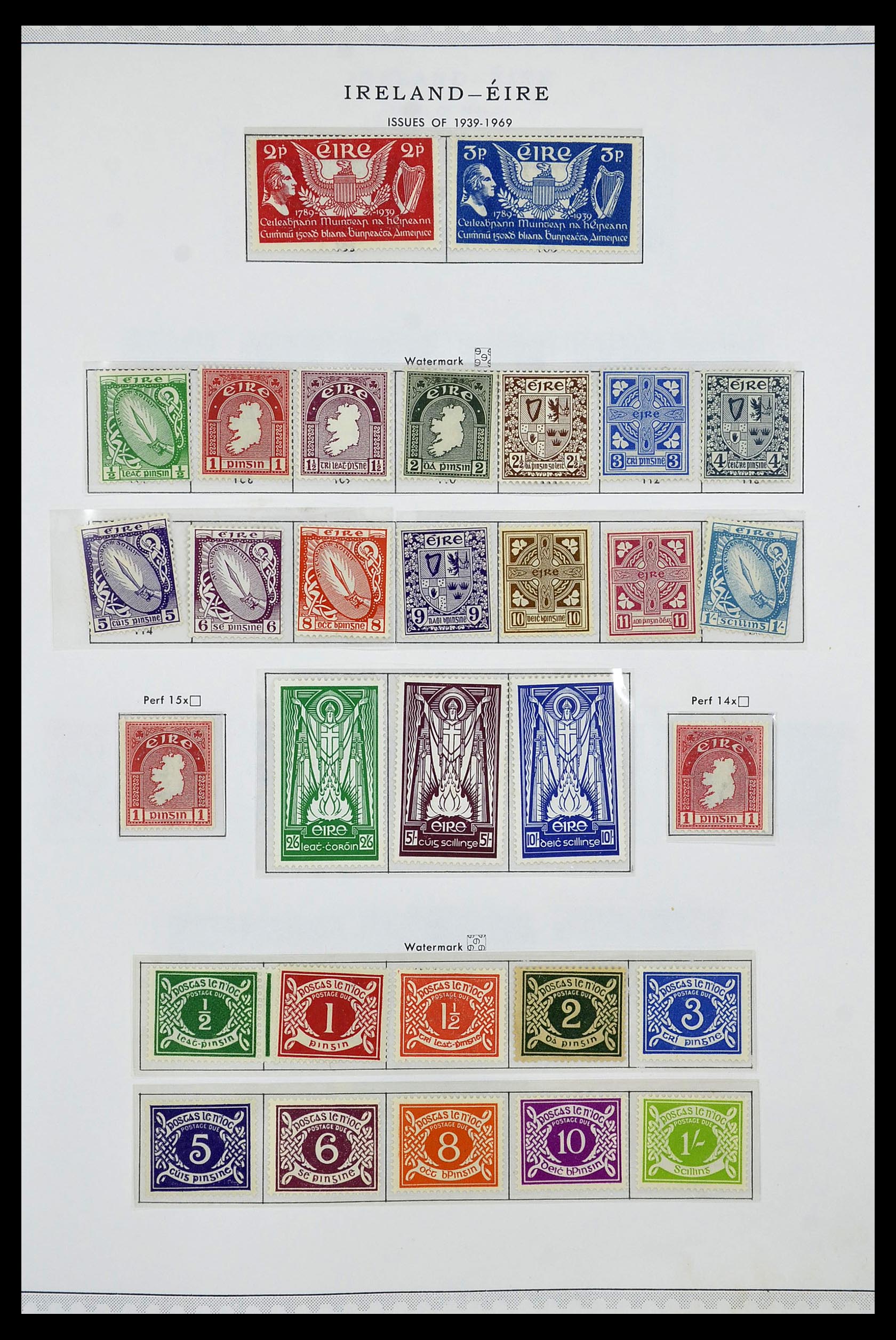 34240 007 - Postzegelverzameling 34240 Ierland 1922-2002.