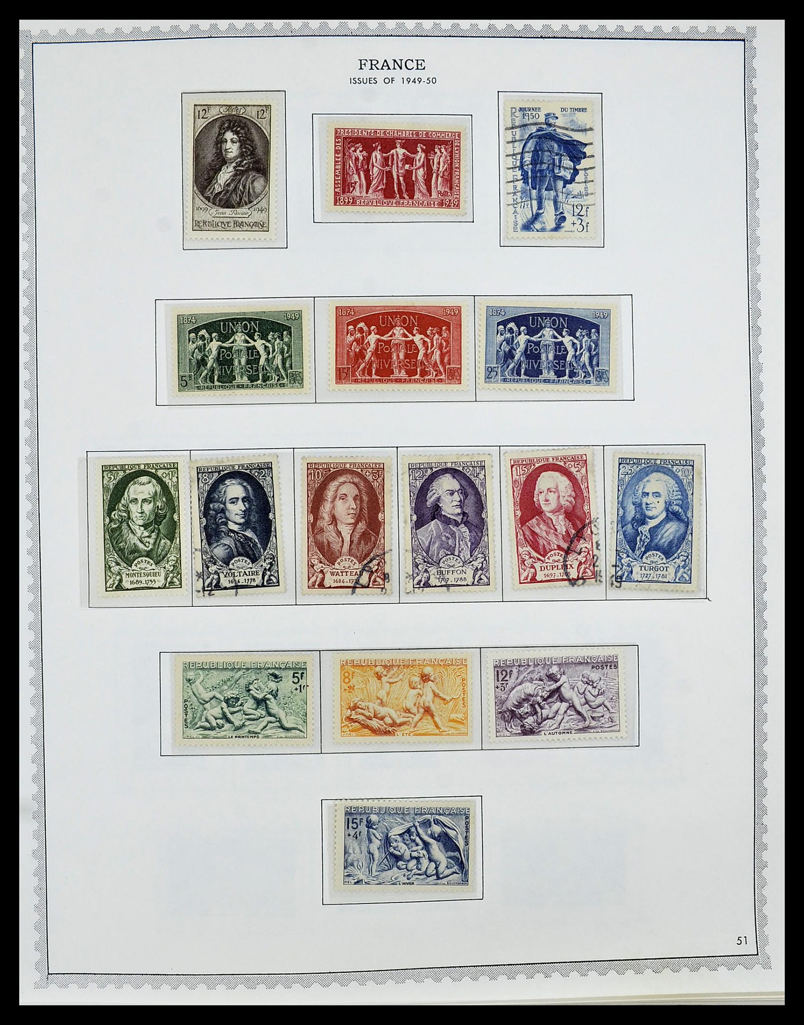 34255 064 - Stamp collection 34255 France 1849-2008.