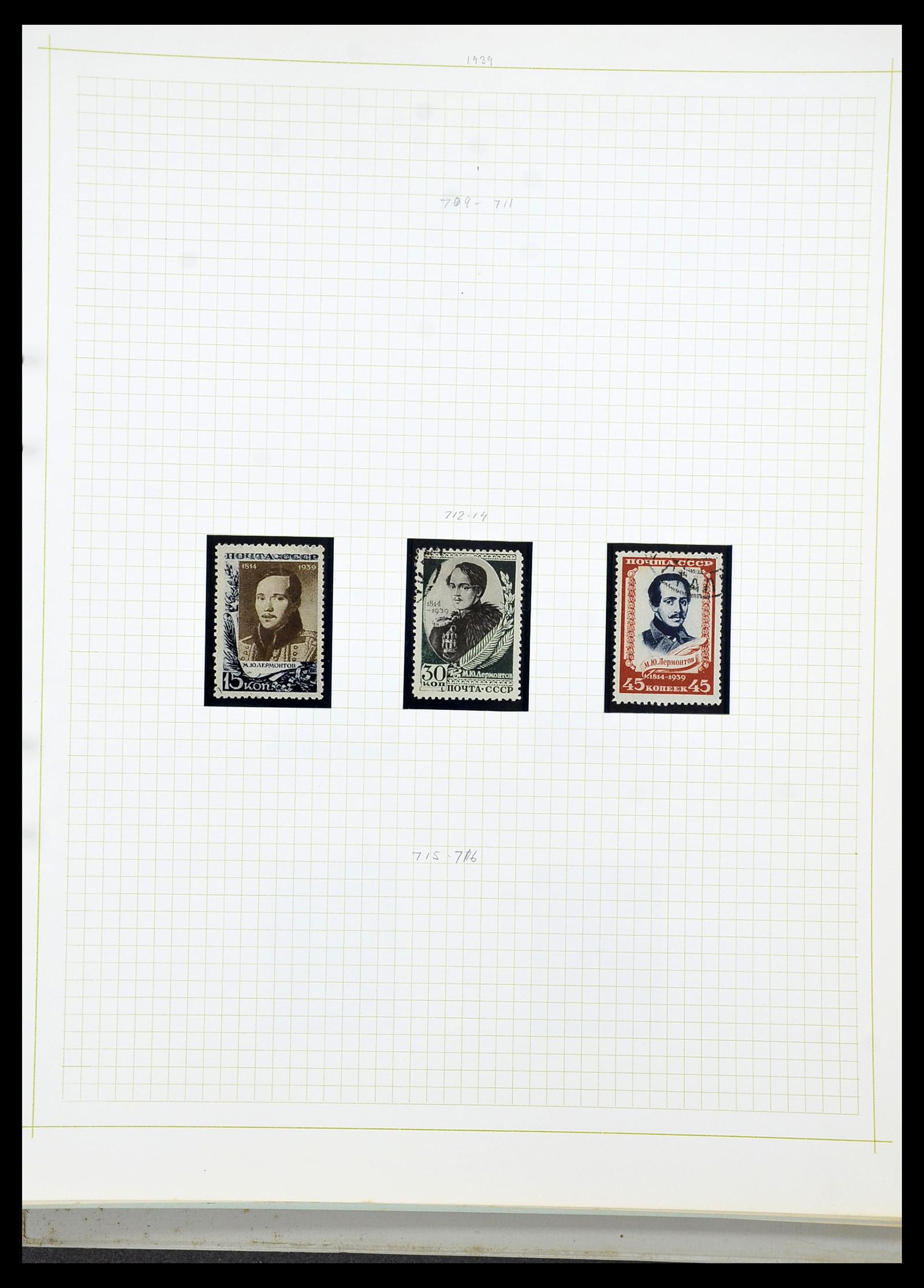 34268 046 - Postzegelverzameling 34268 Rusland 1858-1964.