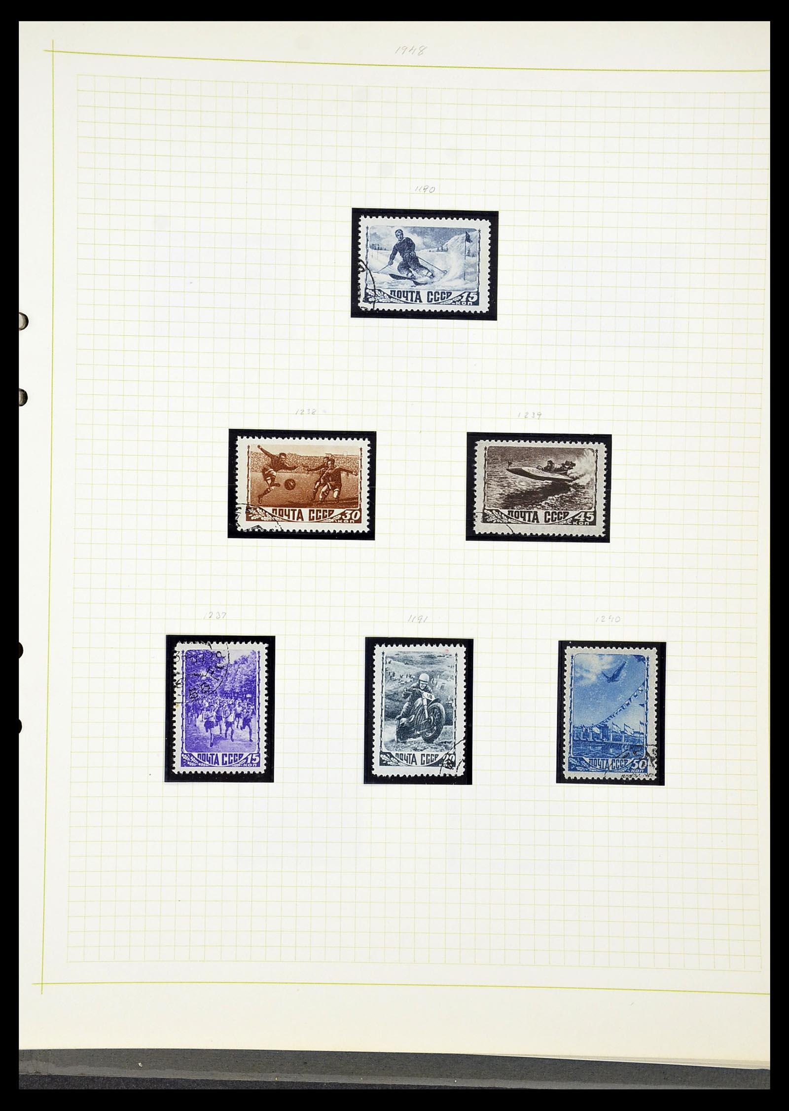 34268 101 - Postzegelverzameling 34268 Rusland 1858-1964.