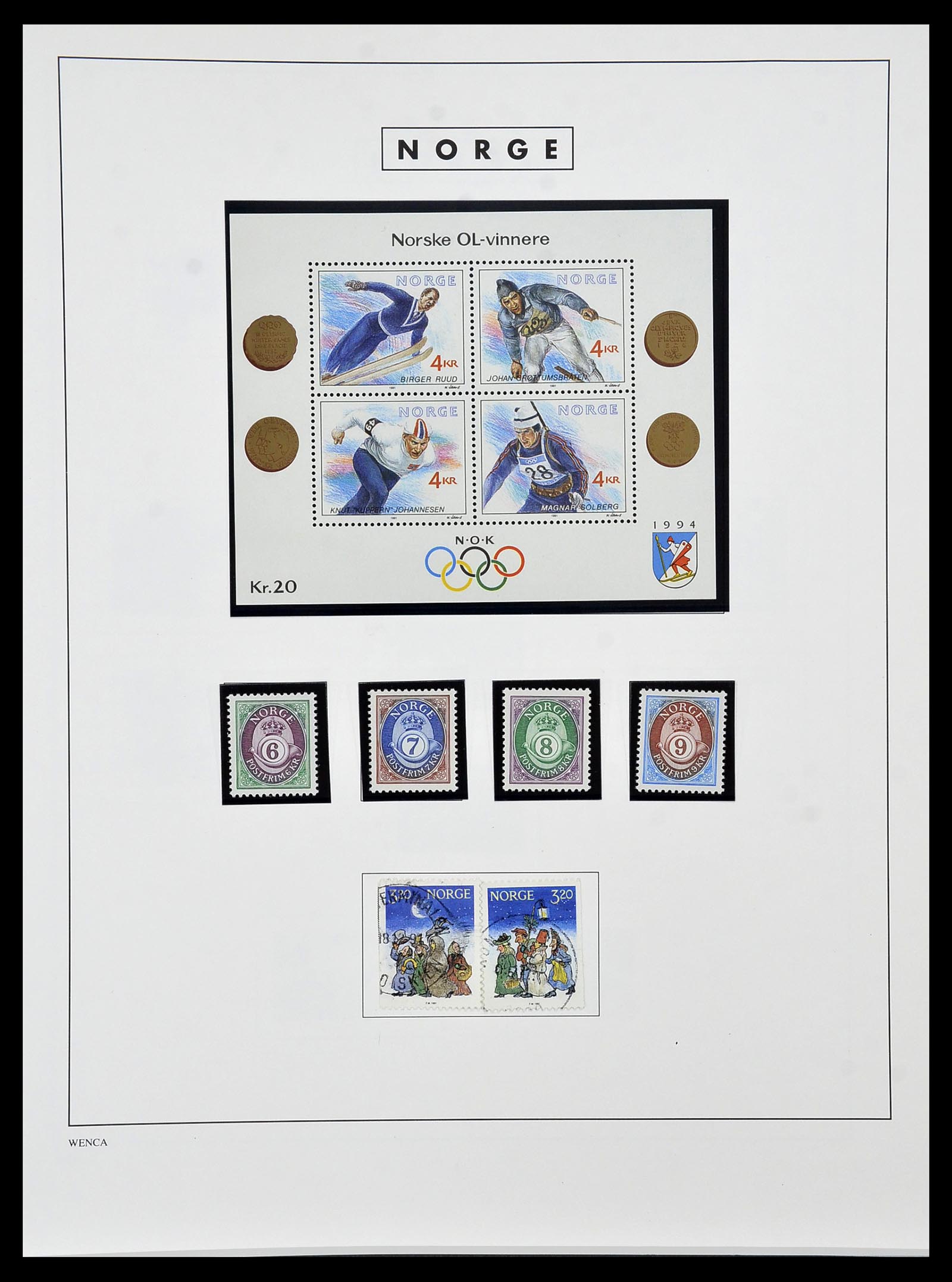 34274 104 - Postzegelverzameling 34274 Noorwegen 1856-2012.