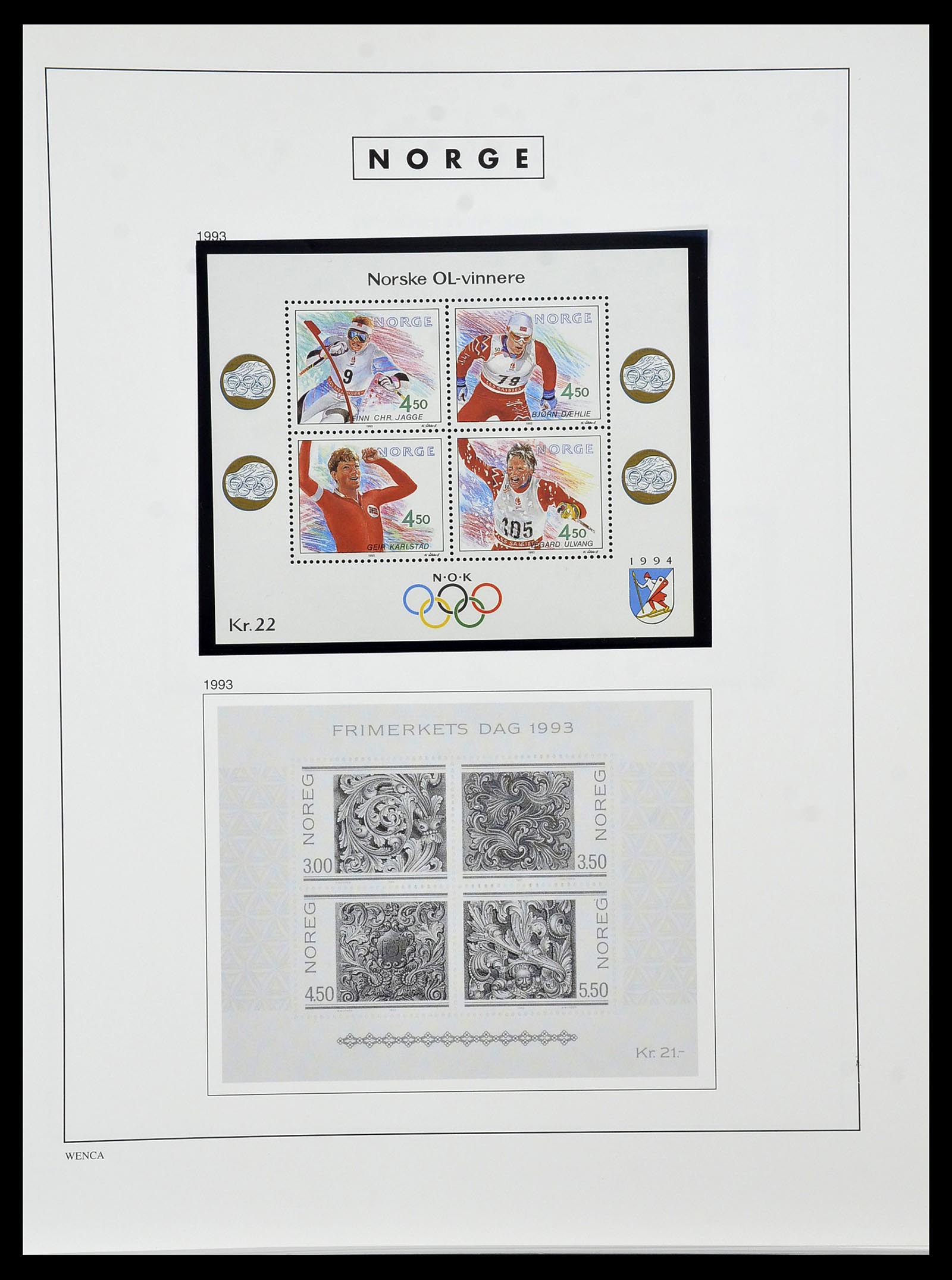 34274 107 - Postzegelverzameling 34274 Noorwegen 1856-2012.