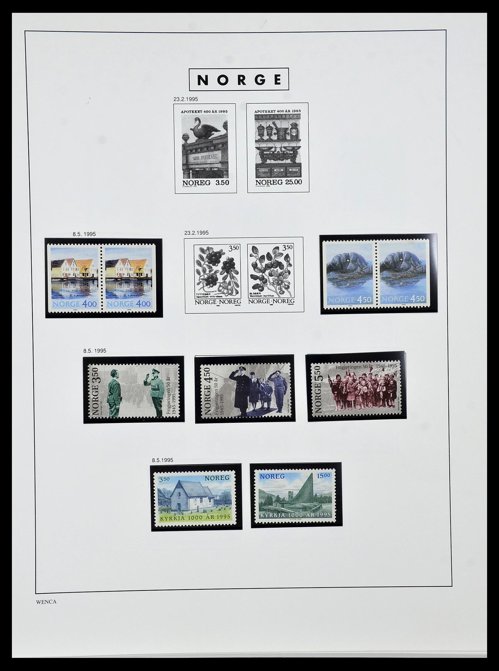 34274 110 - Postzegelverzameling 34274 Noorwegen 1856-2012.
