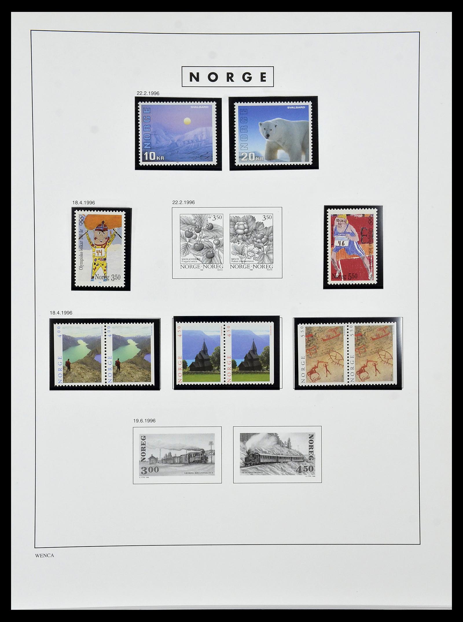 34274 113 - Postzegelverzameling 34274 Noorwegen 1856-2012.