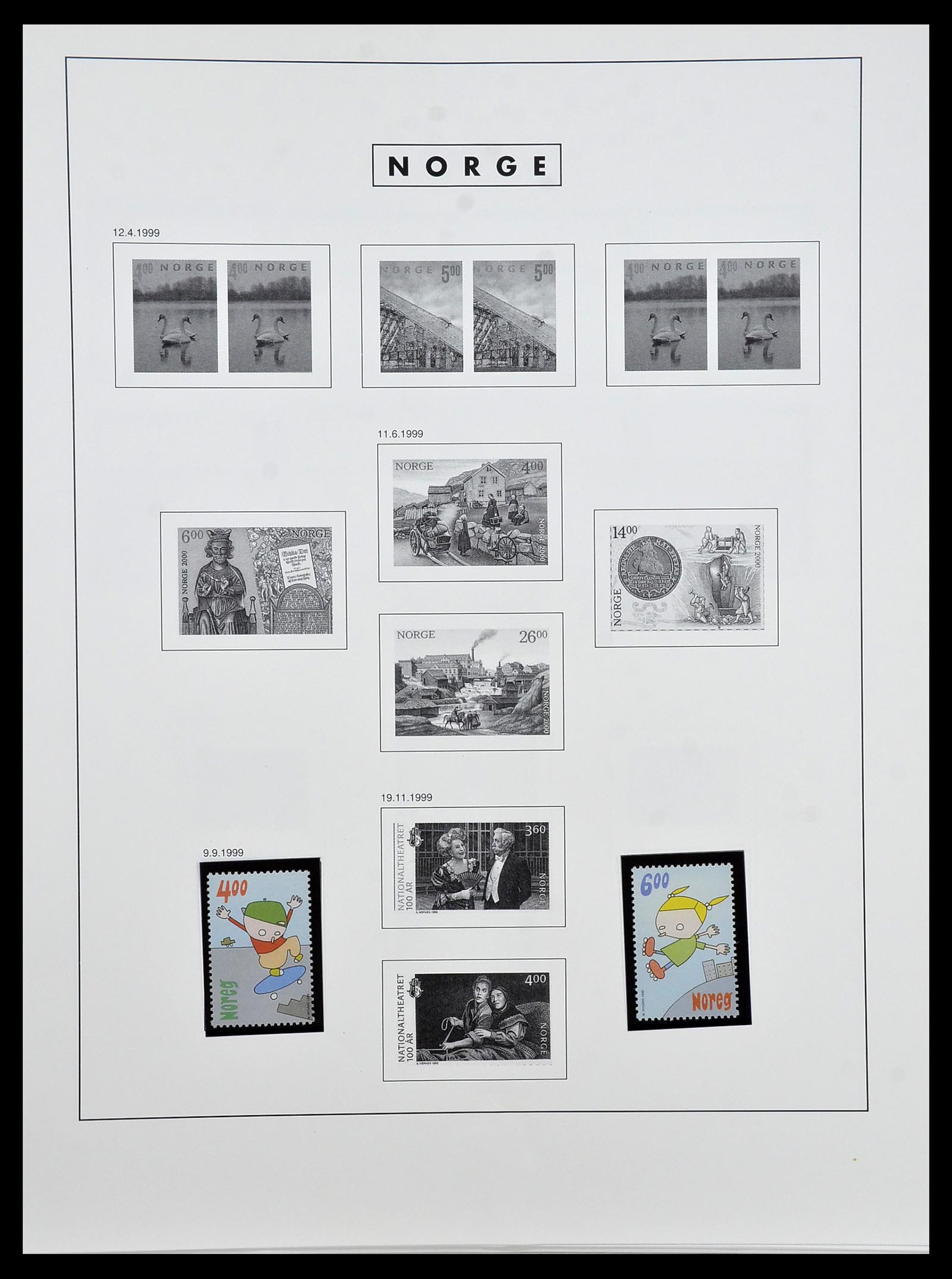 34274 114 - Postzegelverzameling 34274 Noorwegen 1856-2012.