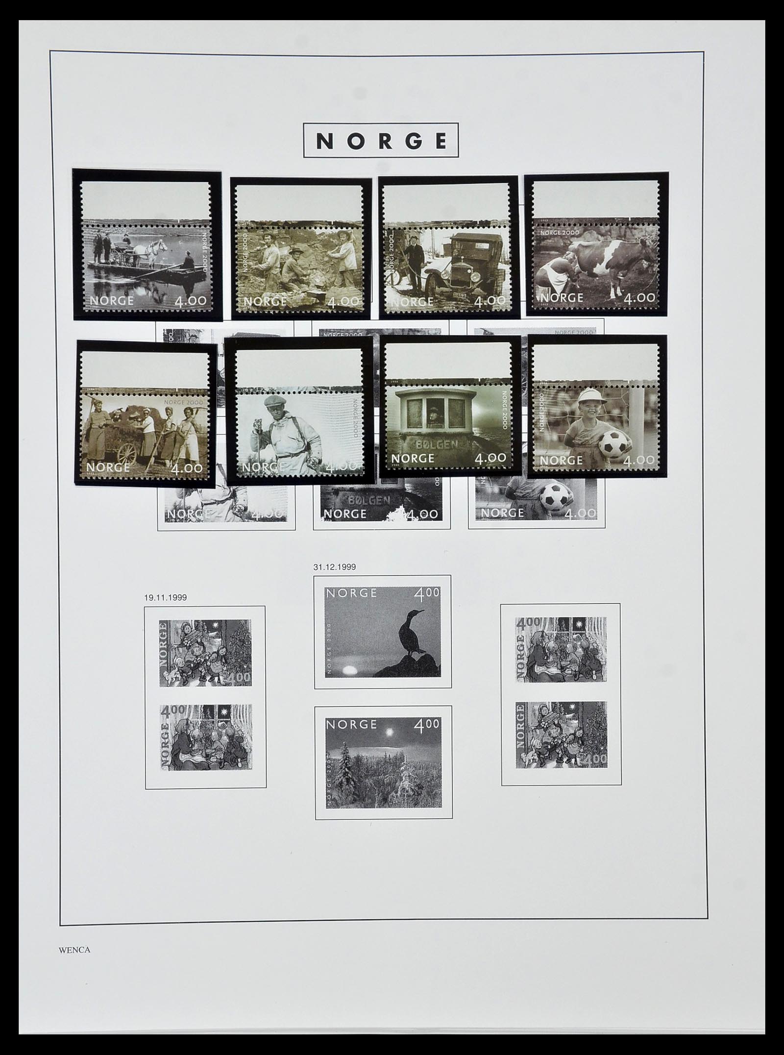 34274 115 - Postzegelverzameling 34274 Noorwegen 1856-2012.