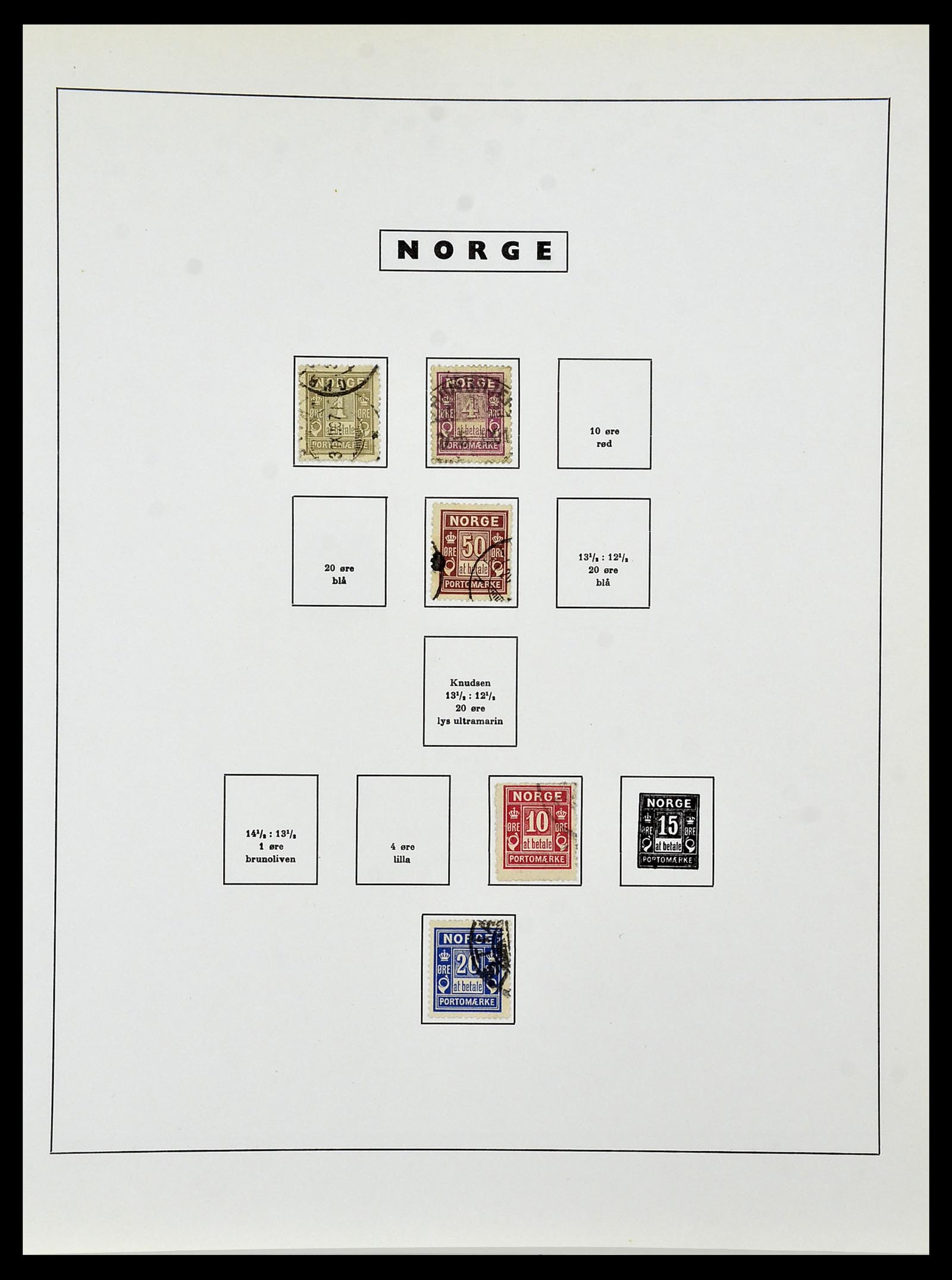 34274 117 - Postzegelverzameling 34274 Noorwegen 1856-2012.