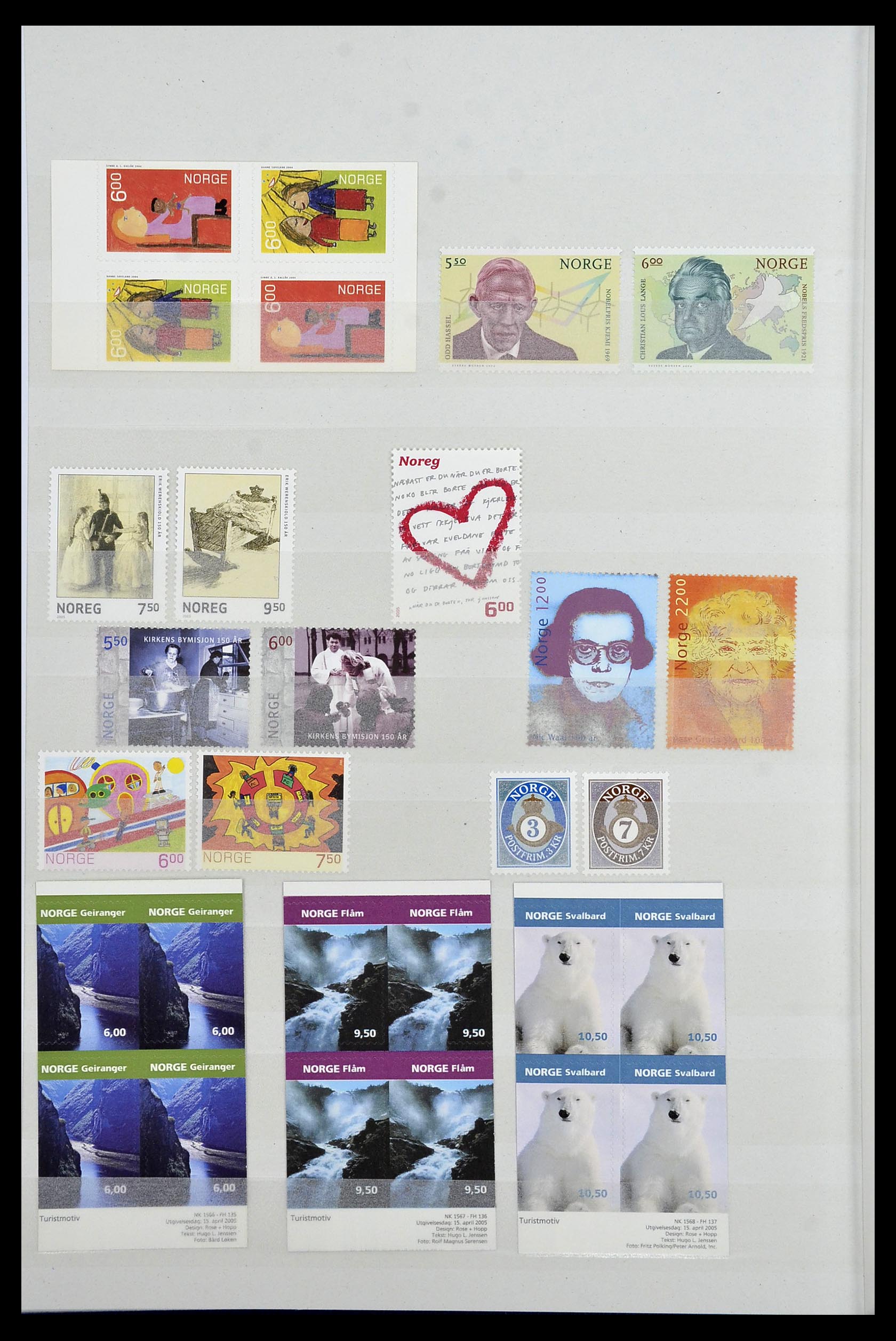 34274 142 - Postzegelverzameling 34274 Noorwegen 1856-2012.