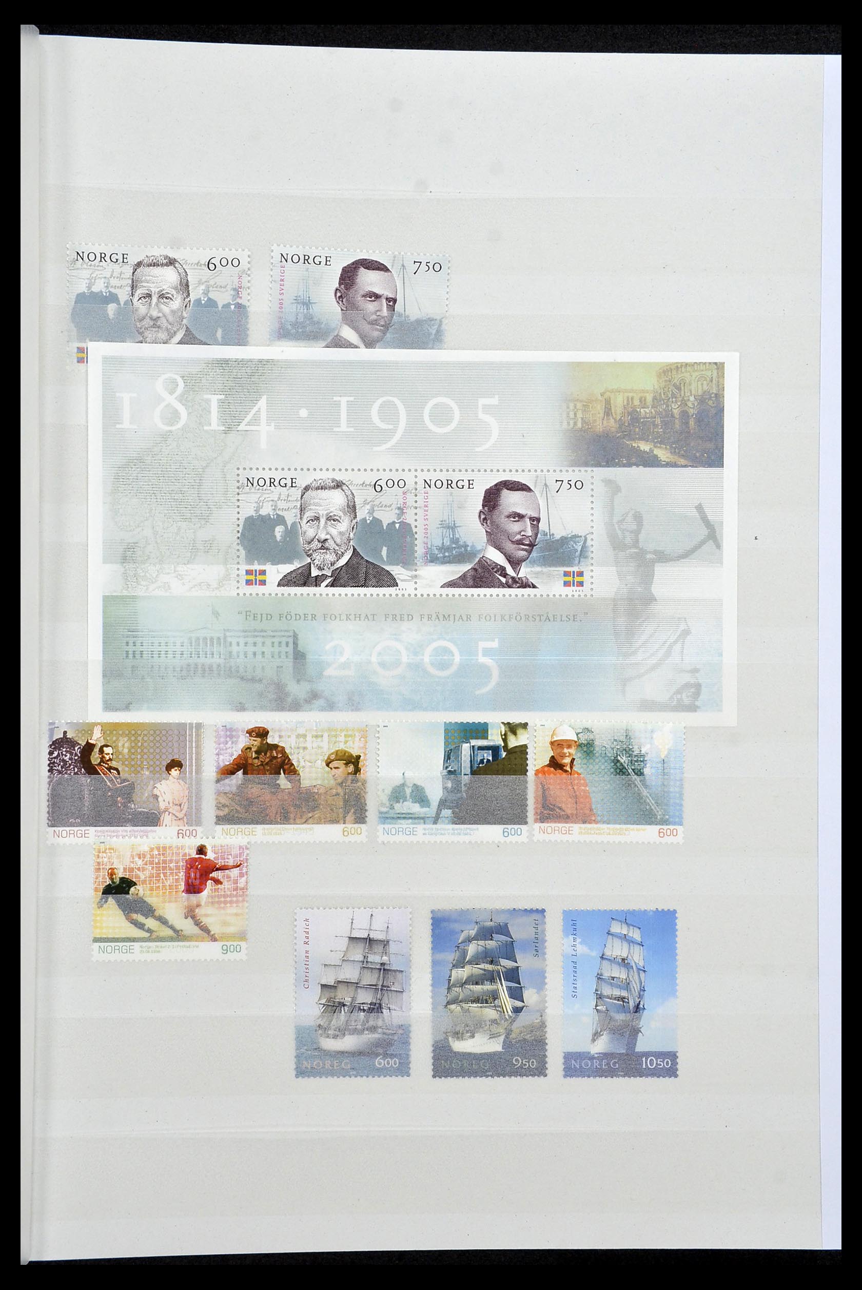 34274 143 - Postzegelverzameling 34274 Noorwegen 1856-2012.