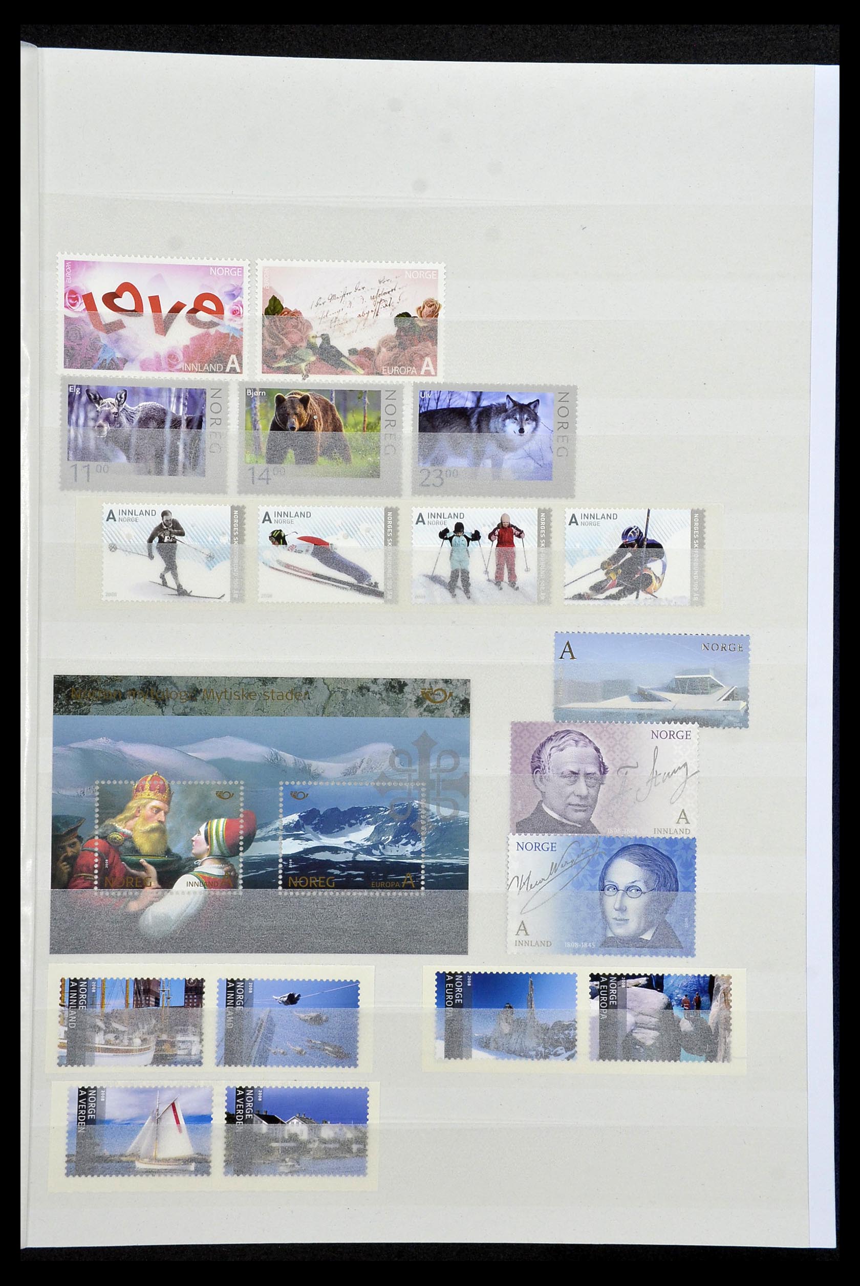 34274 151 - Postzegelverzameling 34274 Noorwegen 1856-2012.