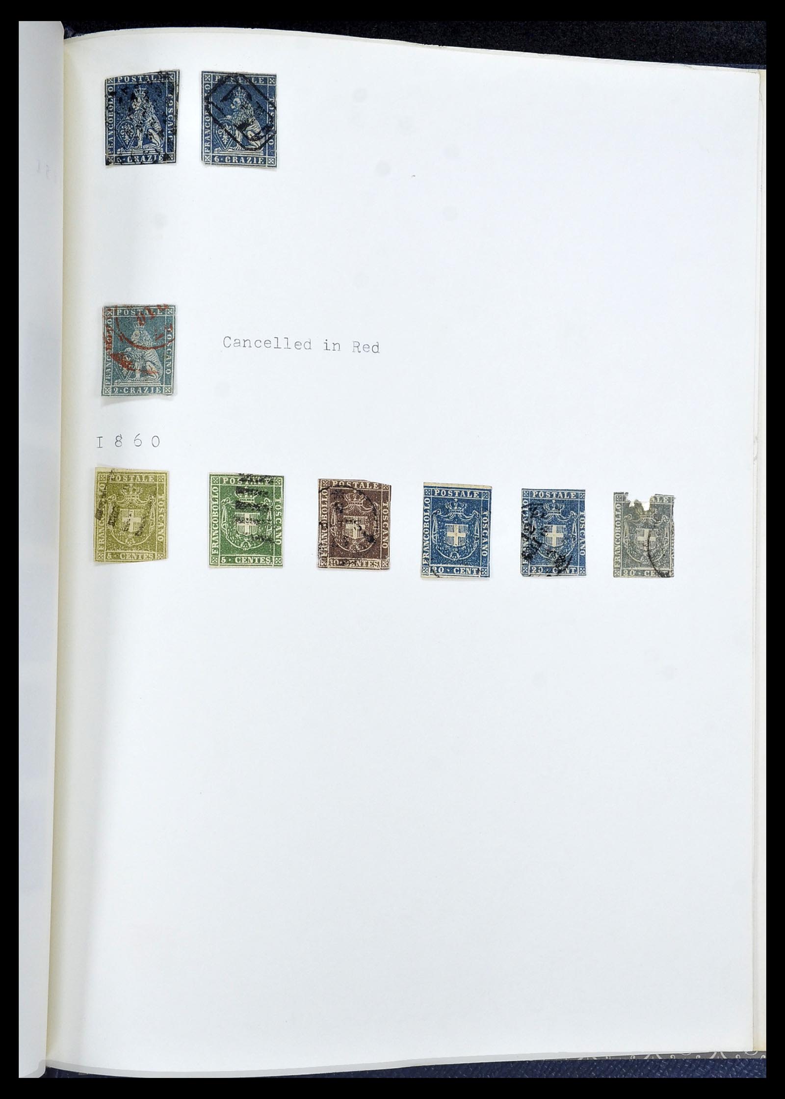 34282 062 - Postzegelverzameling 34282 Italië en gebieden 1852-1940.