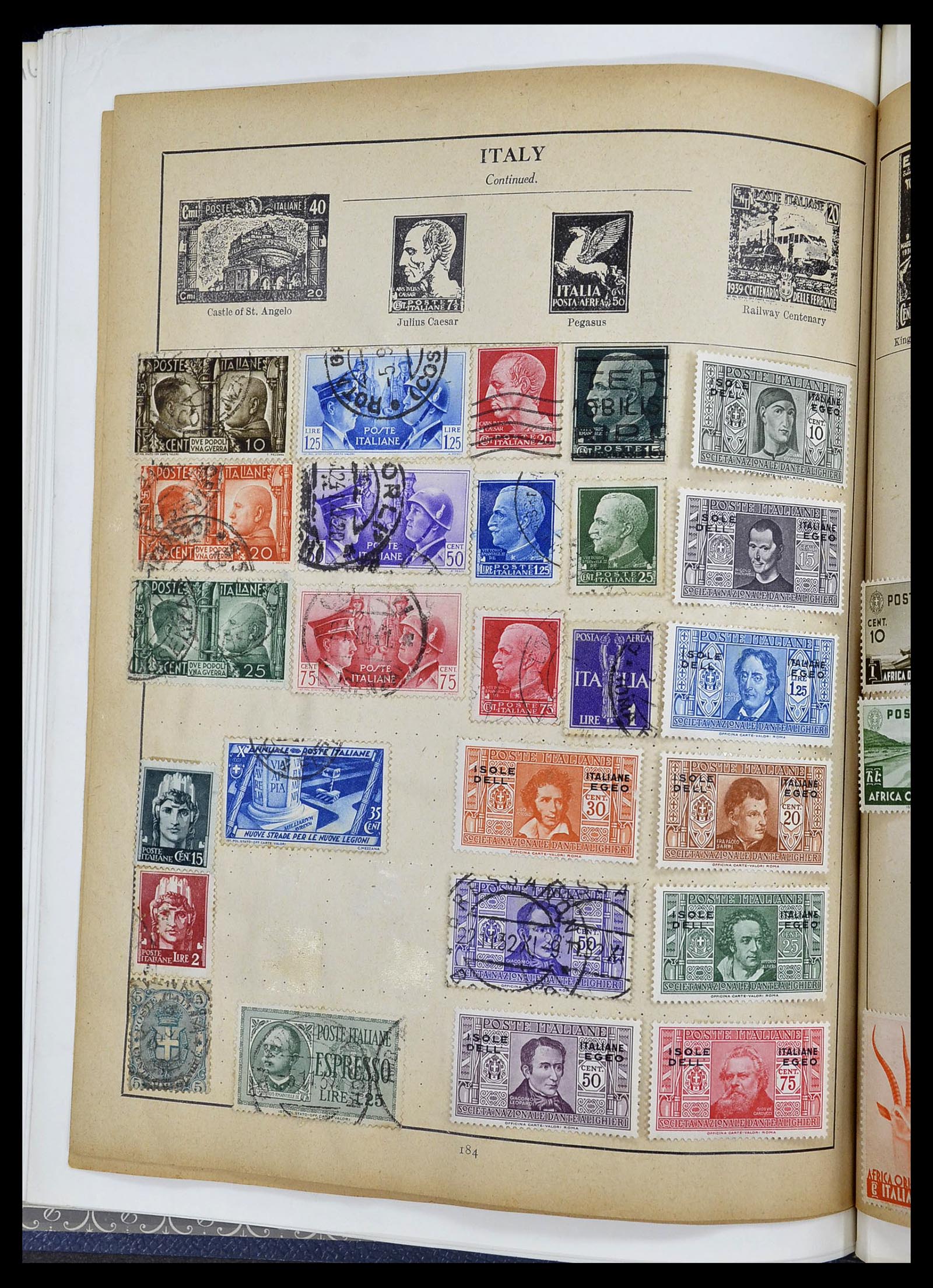 34282 065 - Postzegelverzameling 34282 Italië en gebieden 1852-1940.