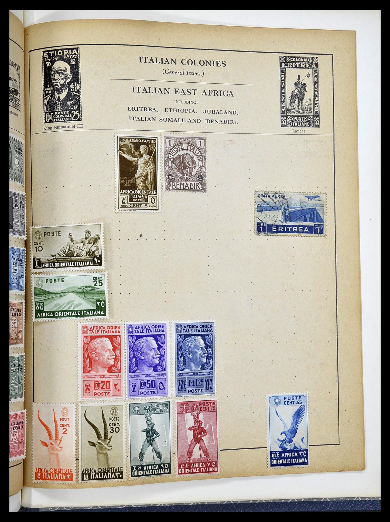 34282 066 - Postzegelverzameling 34282 Italië en gebieden 1852-1940.