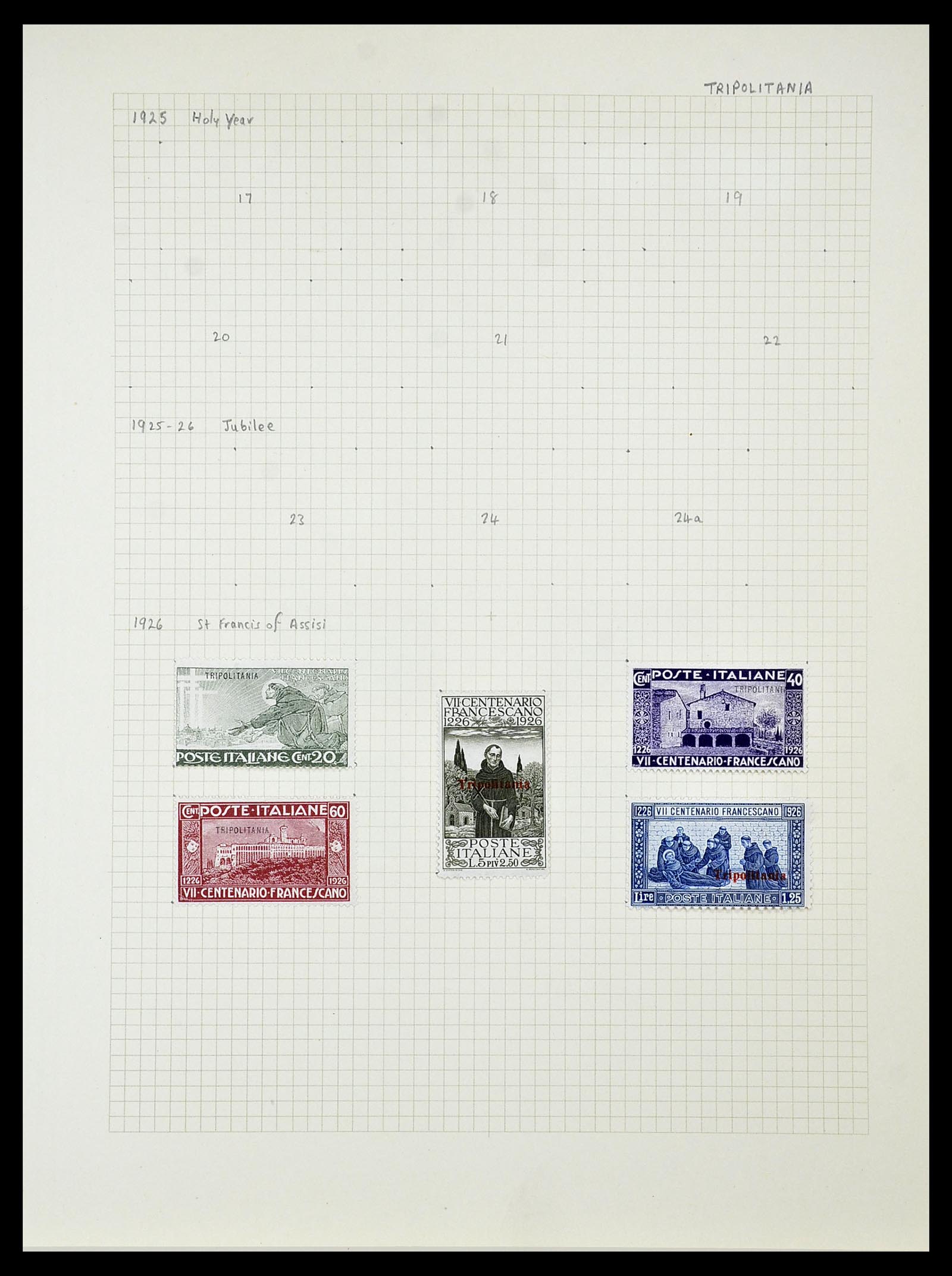 34282 070 - Postzegelverzameling 34282 Italië en gebieden 1852-1940.