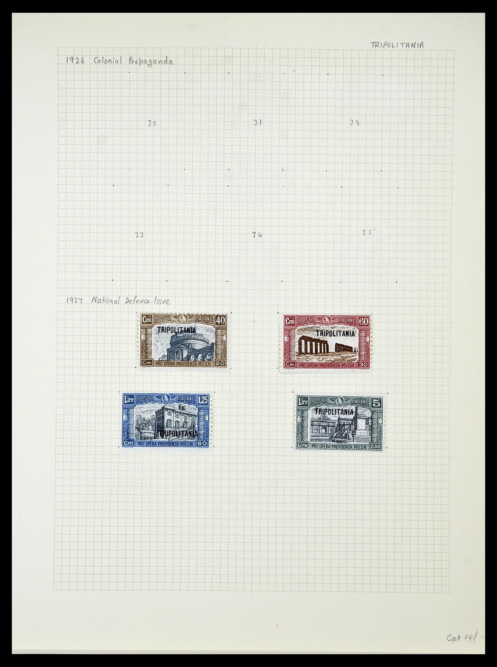 34282 071 - Postzegelverzameling 34282 Italië en gebieden 1852-1940.