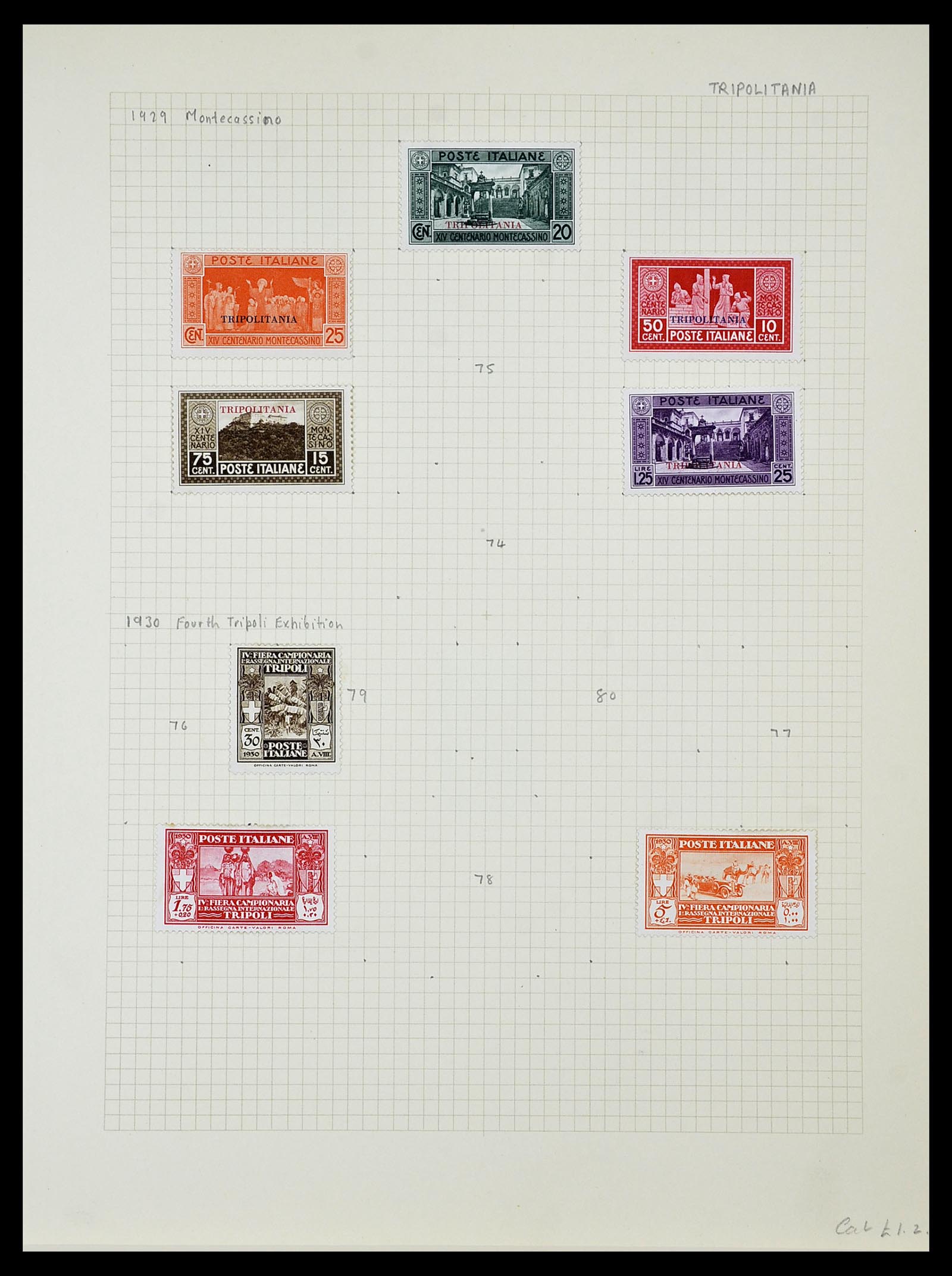34282 074 - Postzegelverzameling 34282 Italië en gebieden 1852-1940.