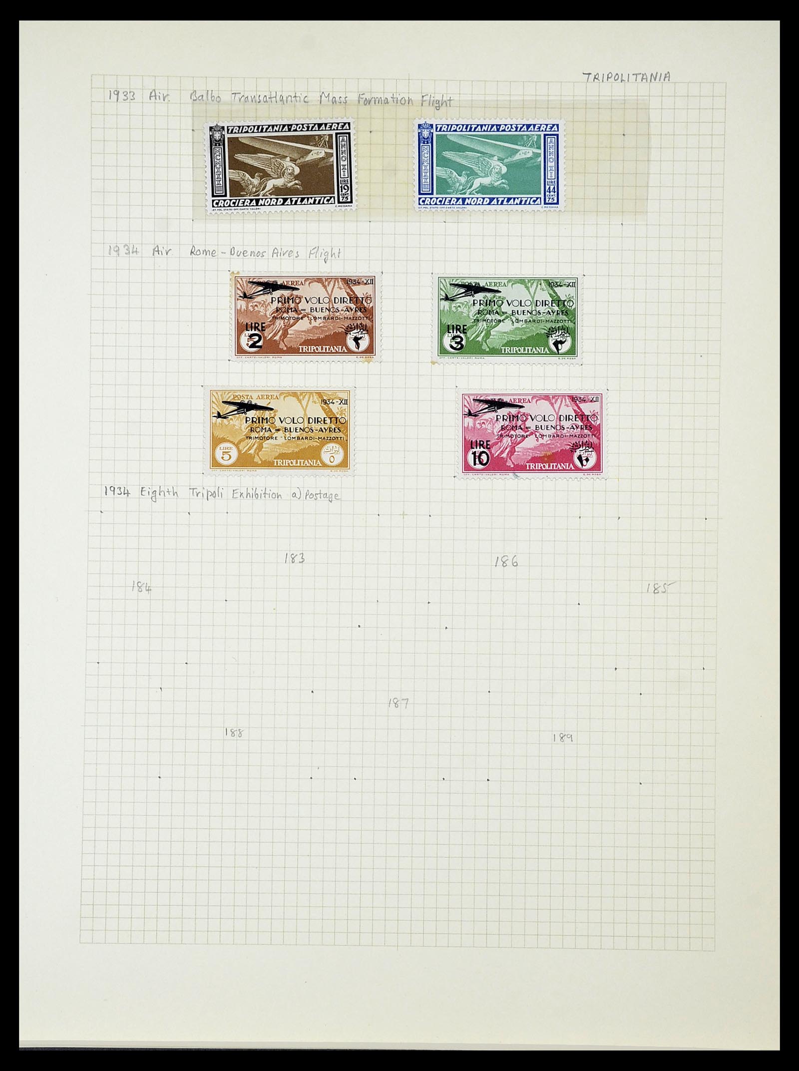34282 080 - Postzegelverzameling 34282 Italië en gebieden 1852-1940.