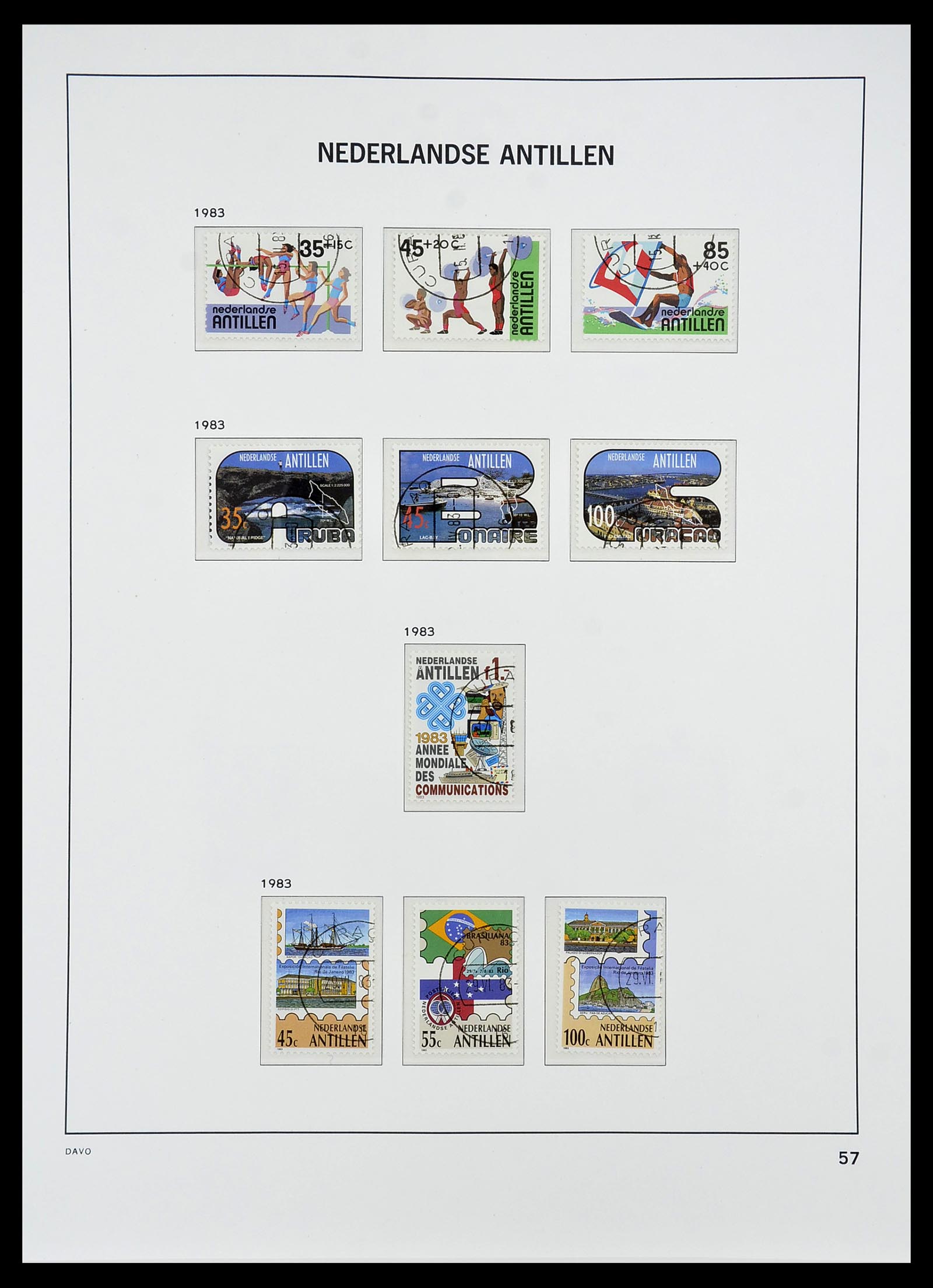 34284 103 - Postzegelverzameling 34284 Nederlandse Gebieden 1864-1985.