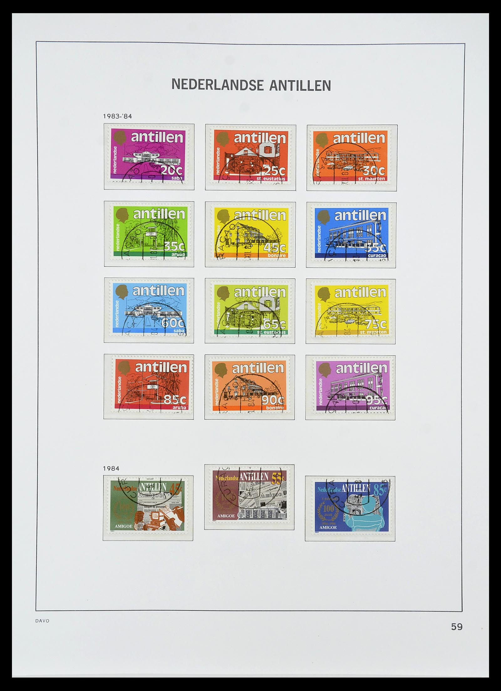 34284 105 - Postzegelverzameling 34284 Nederlandse Gebieden 1864-1985.