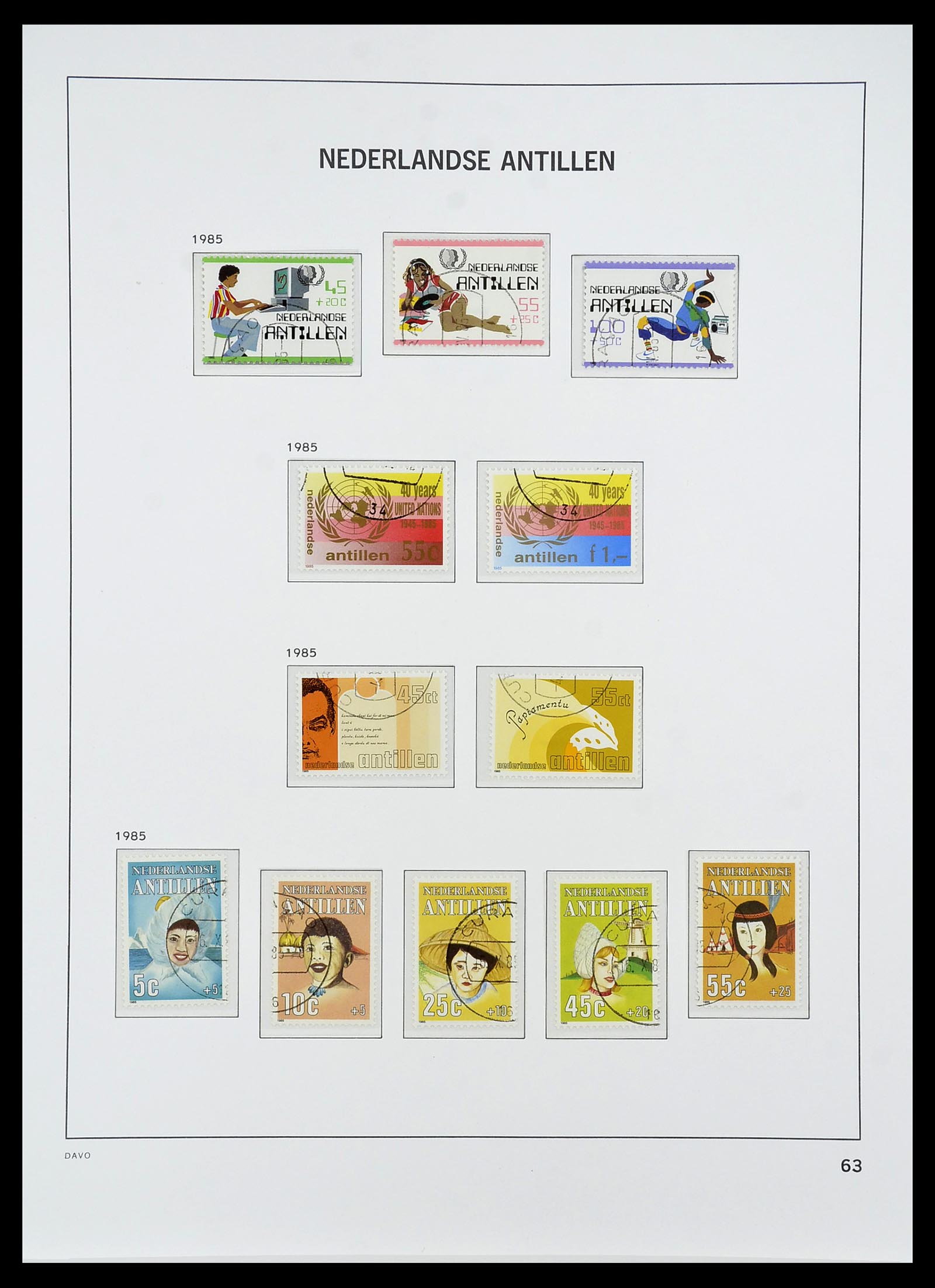 34284 109 - Postzegelverzameling 34284 Nederlandse Gebieden 1864-1985.