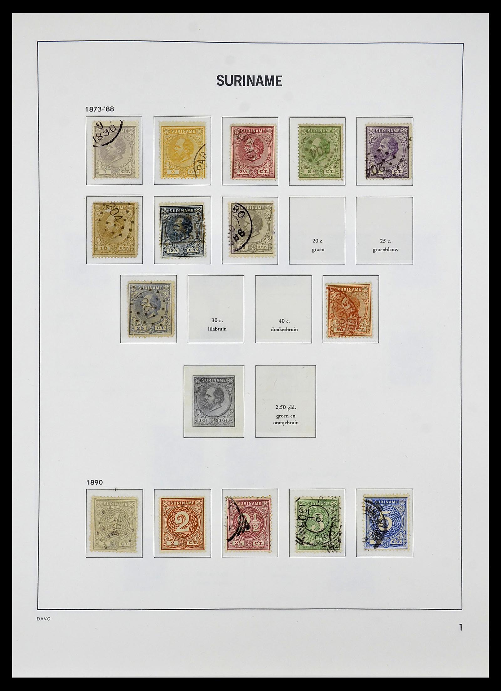 34284 135 - Postzegelverzameling 34284 Nederlandse Gebieden 1864-1985.