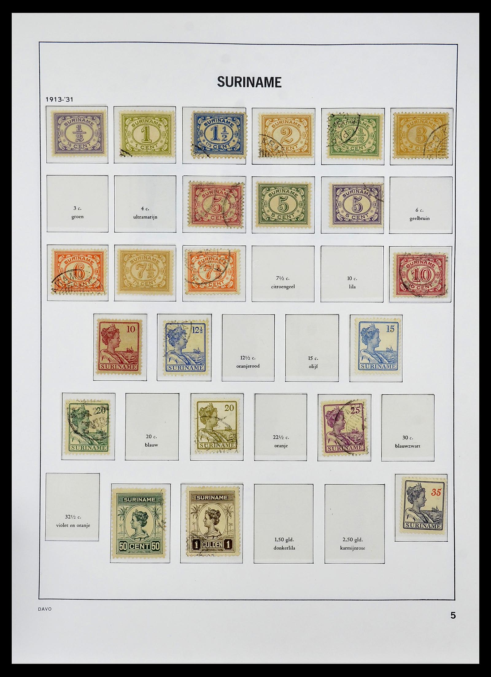 34284 139 - Postzegelverzameling 34284 Nederlandse Gebieden 1864-1985.