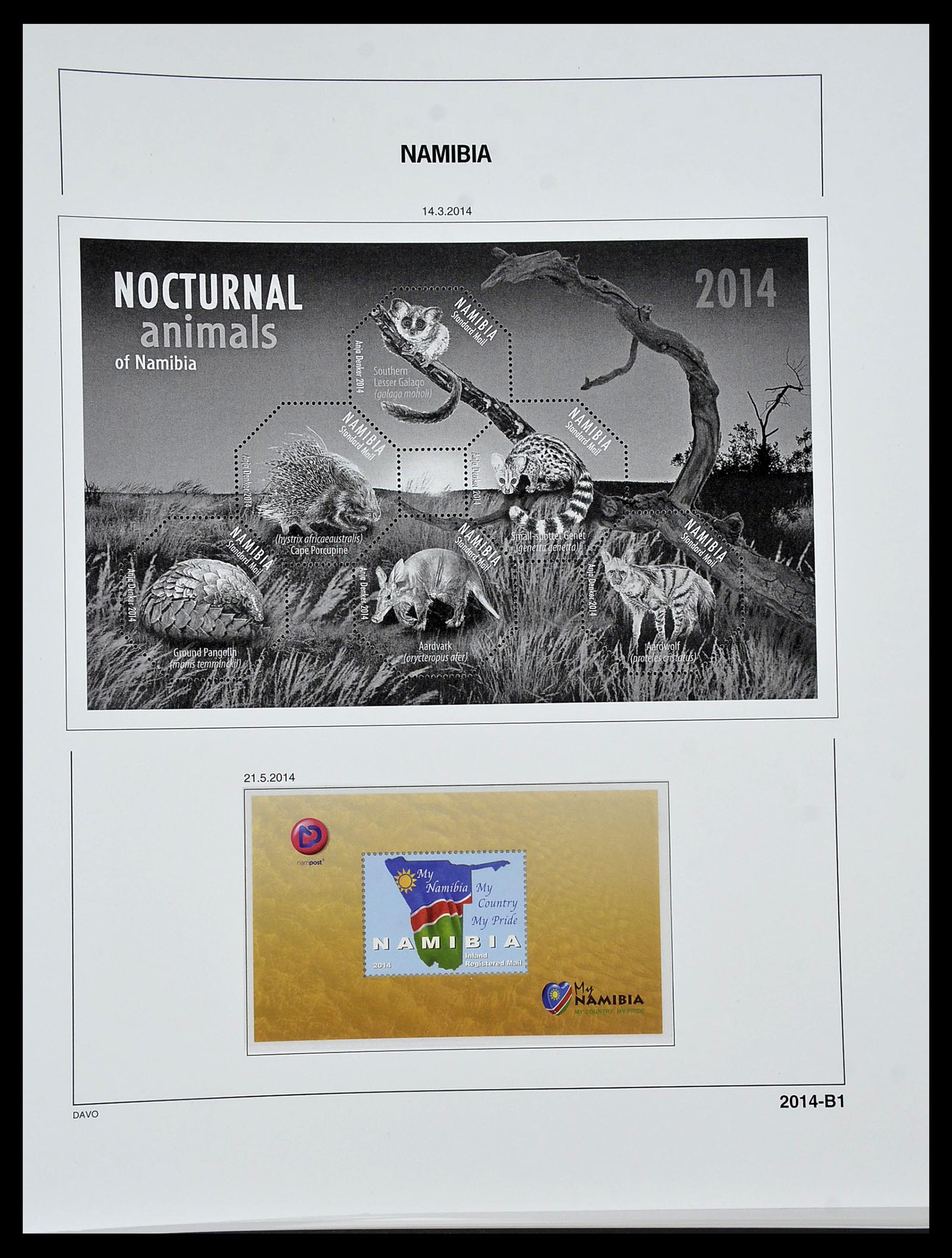 34291 129 - Postzegelverzameling 34291 Zuid West Afrika/Namibië 1926-2017!