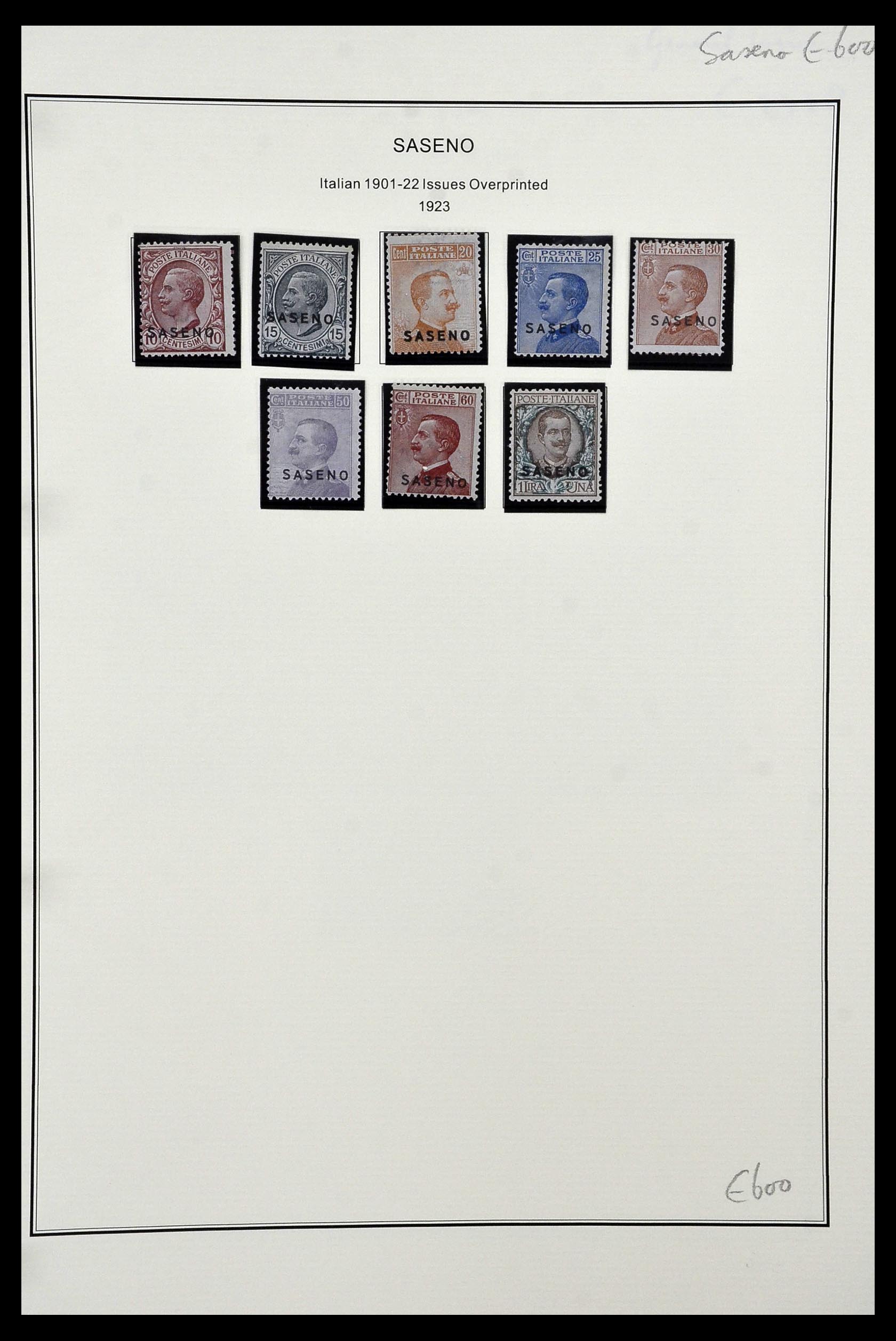 34320 105 - Postzegelverzameling 34320 Italiaanse gebieden en koloniën 1874-1941.