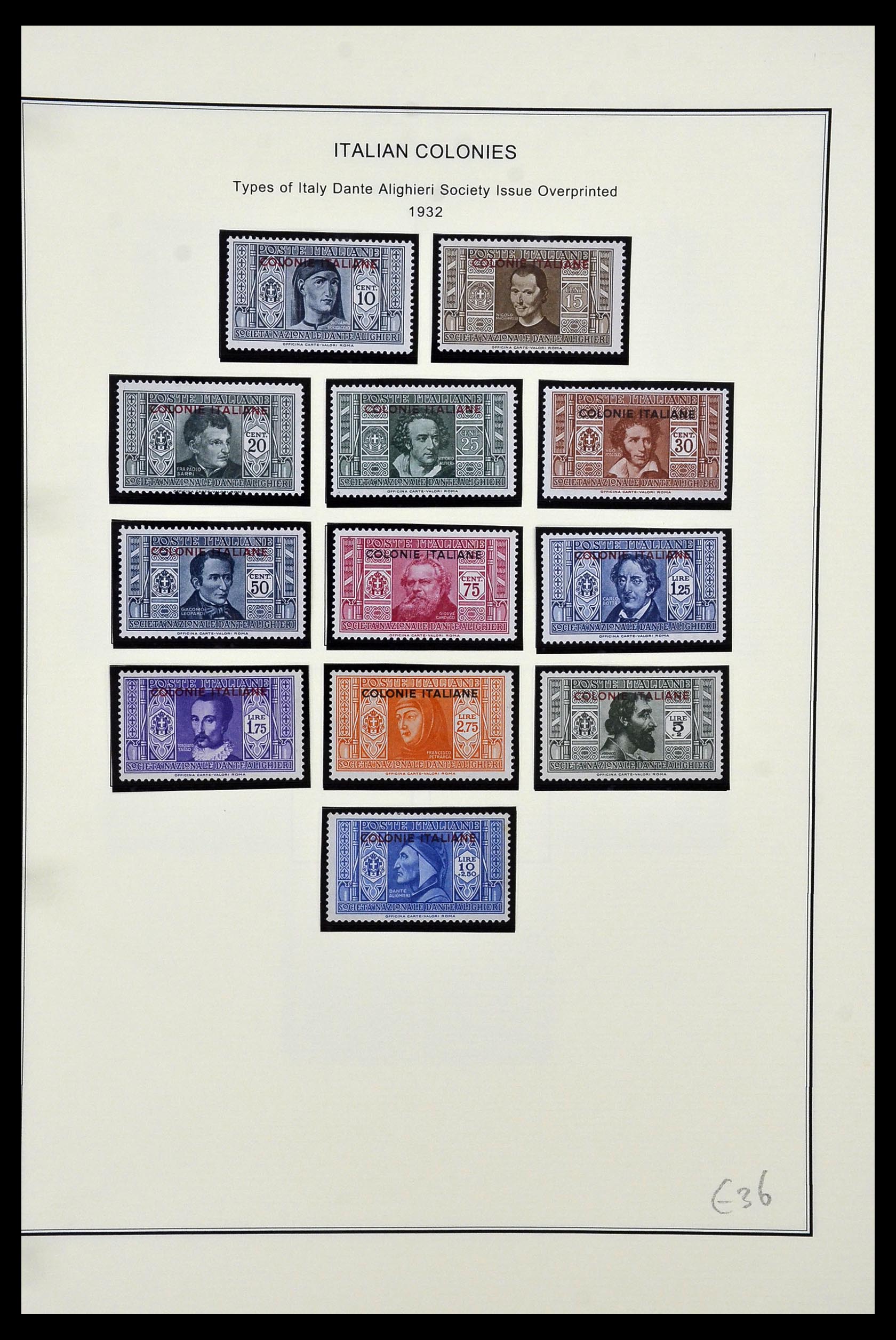 34320 106 - Postzegelverzameling 34320 Italiaanse gebieden en koloniën 1874-1941.