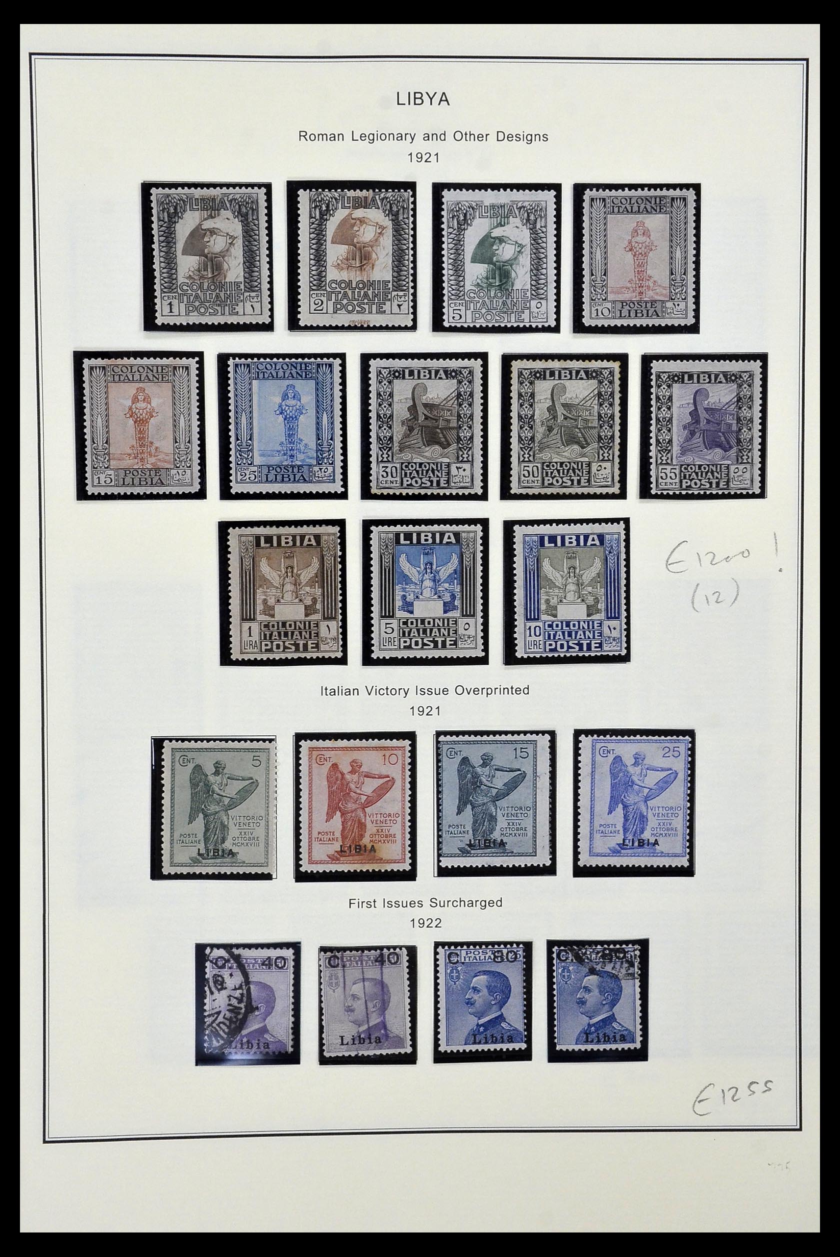 34320 113 - Postzegelverzameling 34320 Italiaanse gebieden en koloniën 1874-1941.