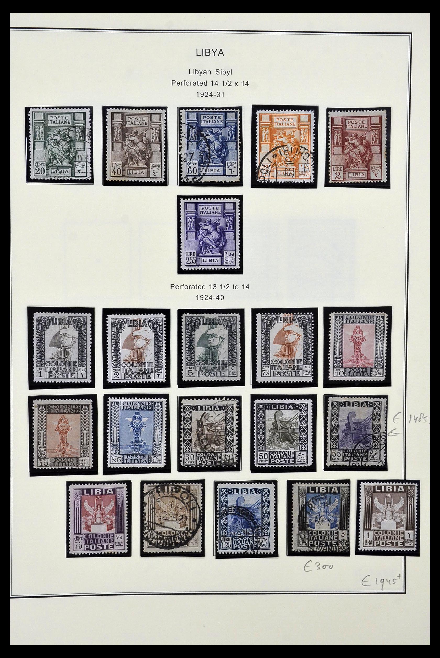 34320 114 - Postzegelverzameling 34320 Italiaanse gebieden en koloniën 1874-1941.