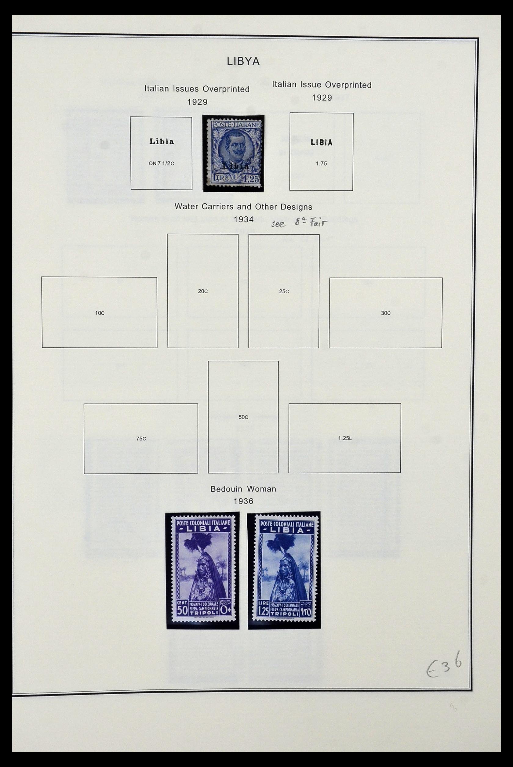 34320 116 - Postzegelverzameling 34320 Italiaanse gebieden en koloniën 1874-1941.