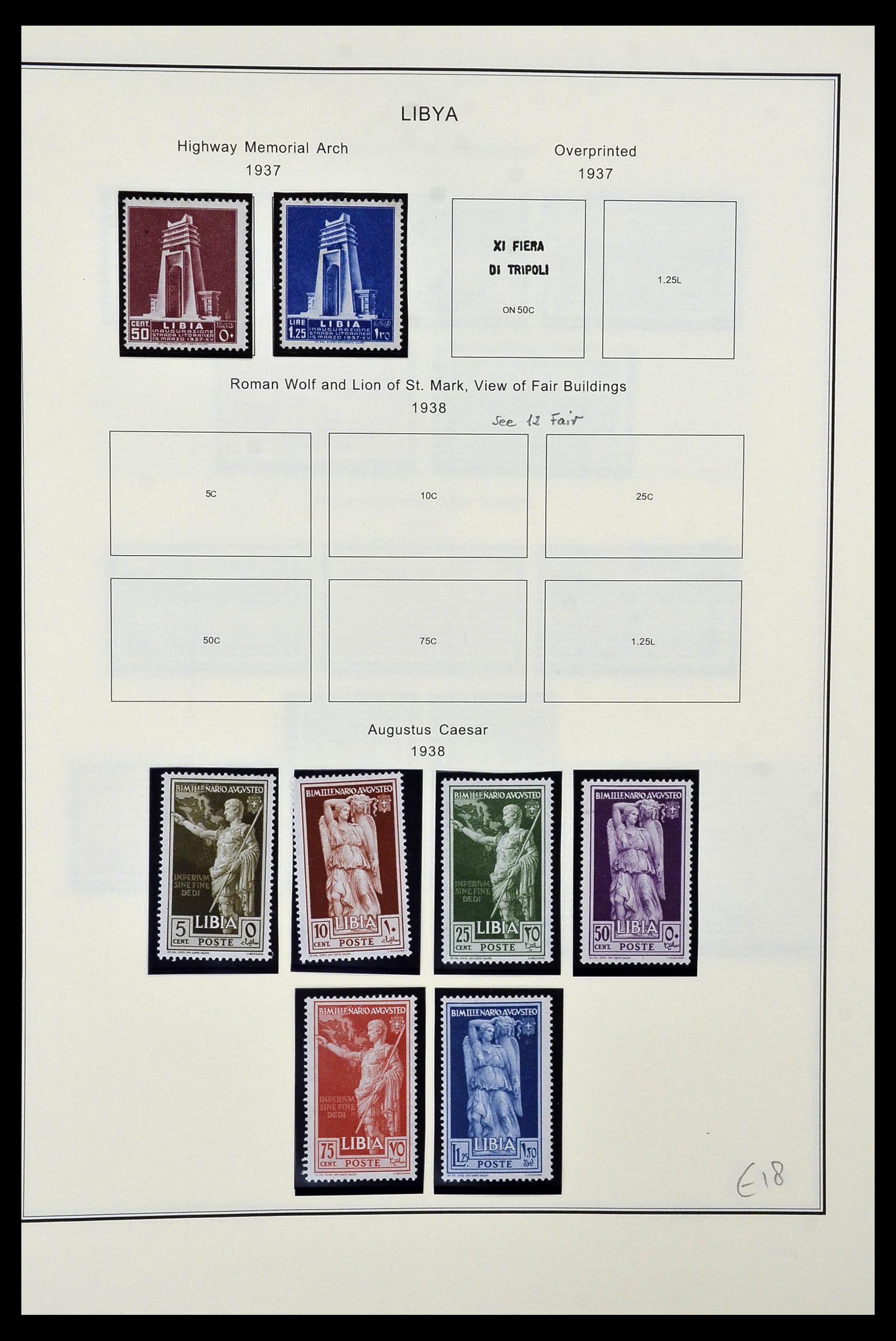 34320 117 - Postzegelverzameling 34320 Italiaanse gebieden en koloniën 1874-1941.