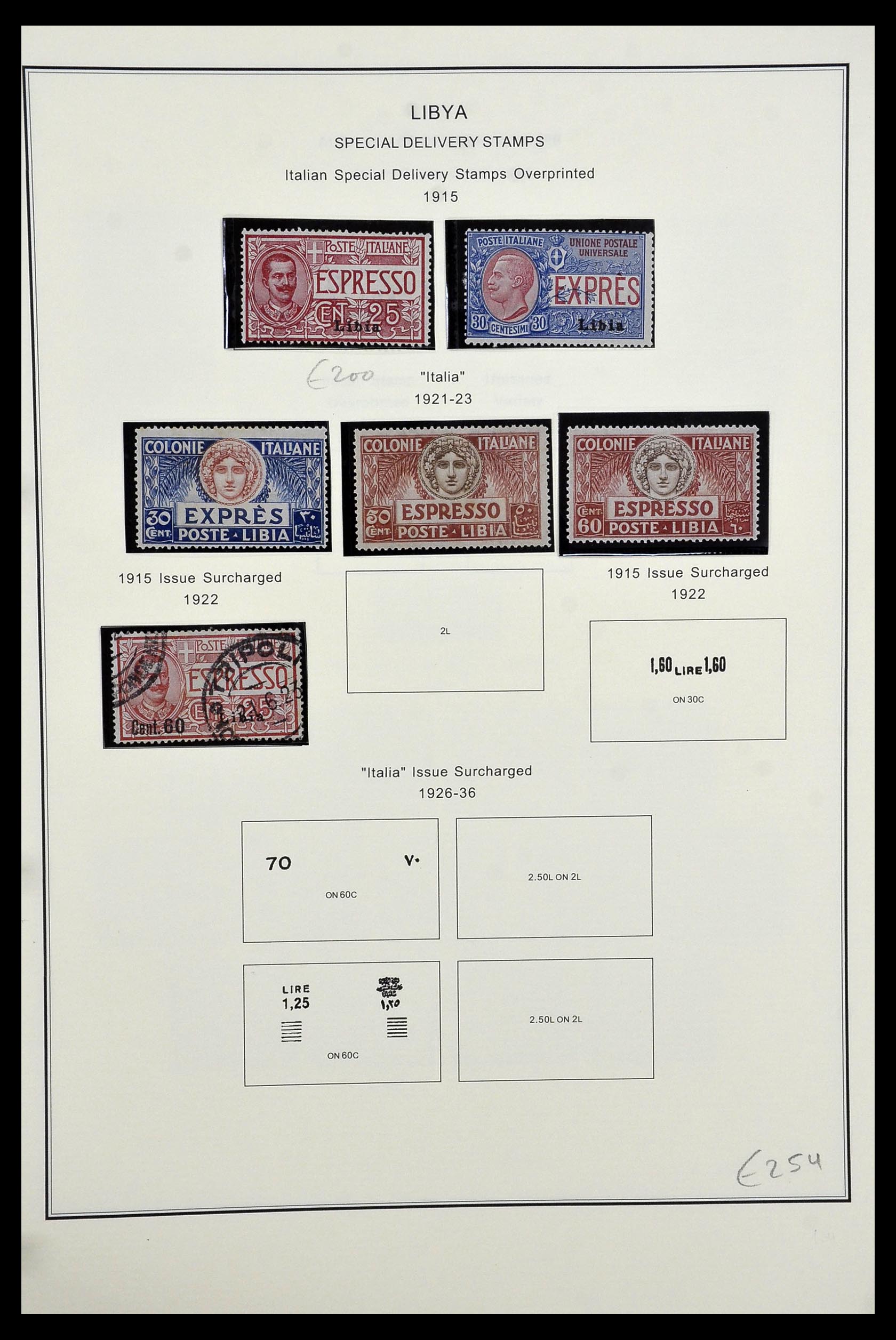34320 124 - Postzegelverzameling 34320 Italiaanse gebieden en koloniën 1874-1941.