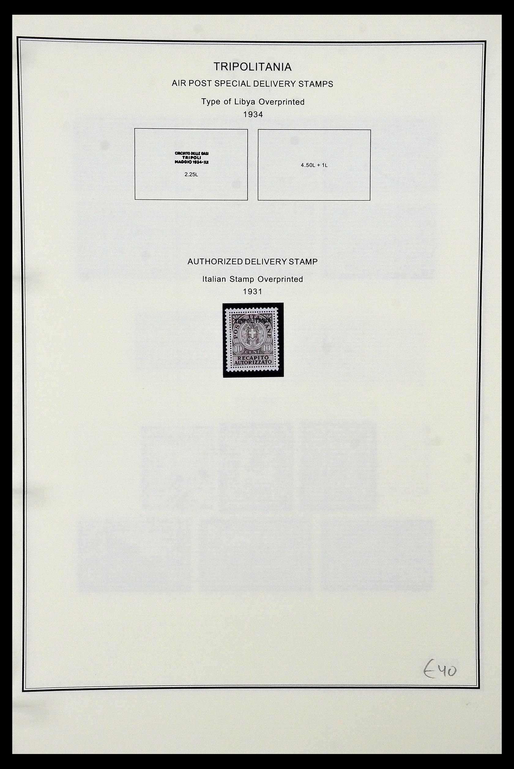 34320 140 - Postzegelverzameling 34320 Italiaanse gebieden en koloniën 1874-1941.