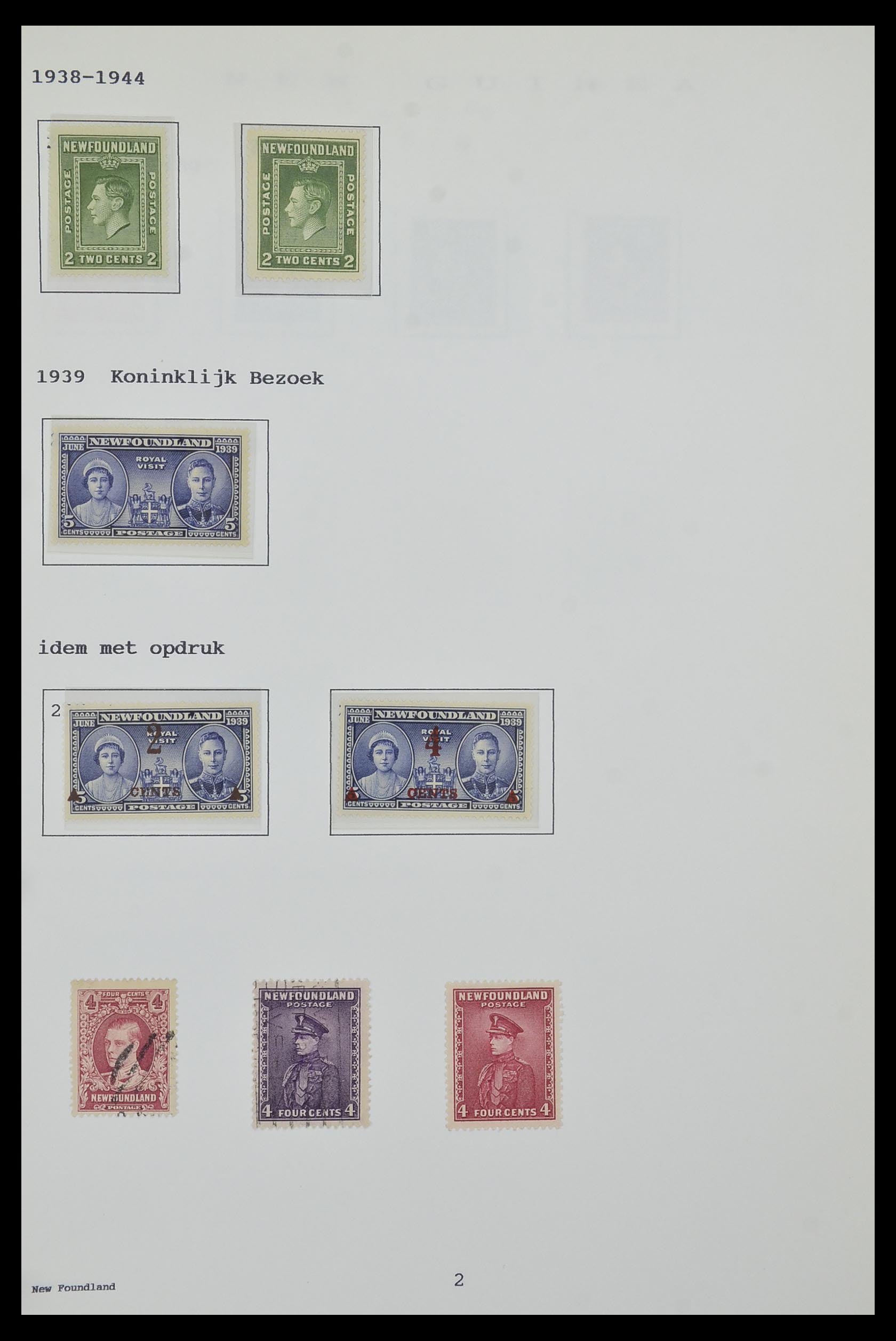 34323 167 - Postzegelverzameling 34323 Engelse koloniën George VI 1937-1952.