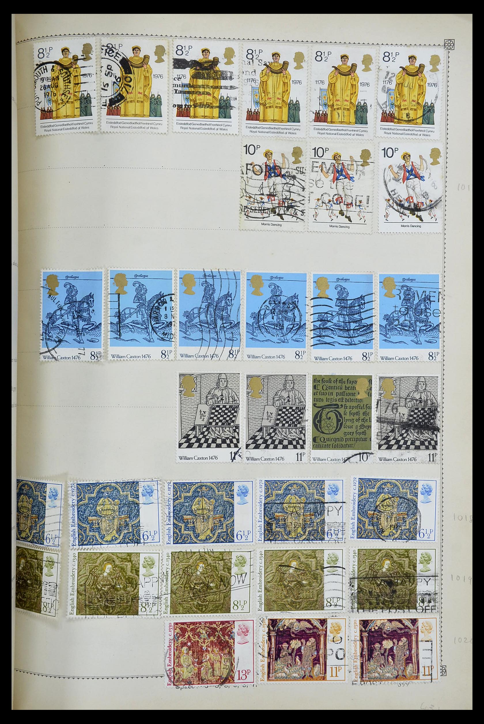 34352 161 - Postzegelverzameling 34352 Engeland 1860-1970.