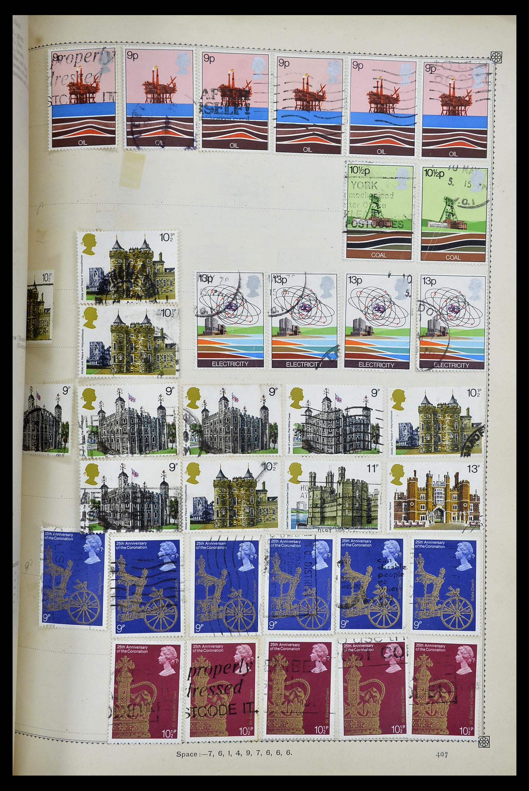34352 165 - Postzegelverzameling 34352 Engeland 1860-1970.