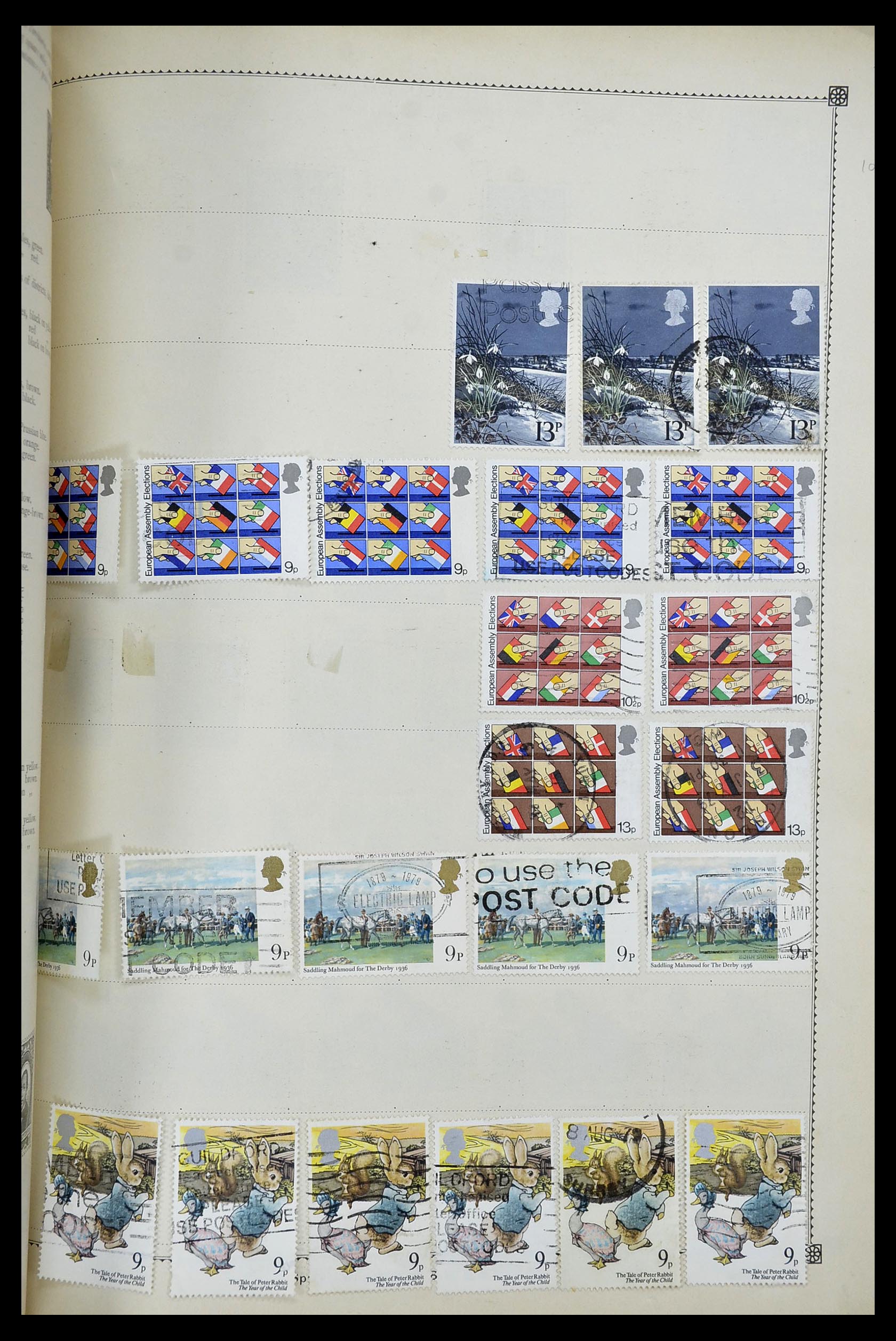 34352 168 - Postzegelverzameling 34352 Engeland 1860-1970.