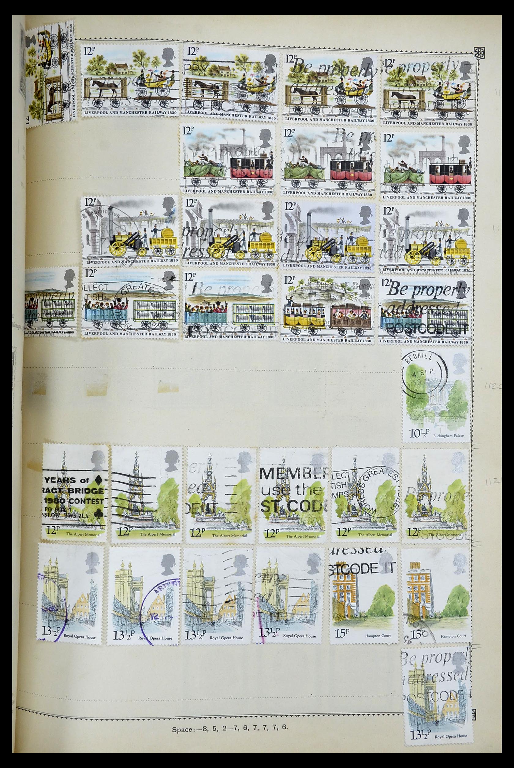34352 173 - Postzegelverzameling 34352 Engeland 1860-1970.