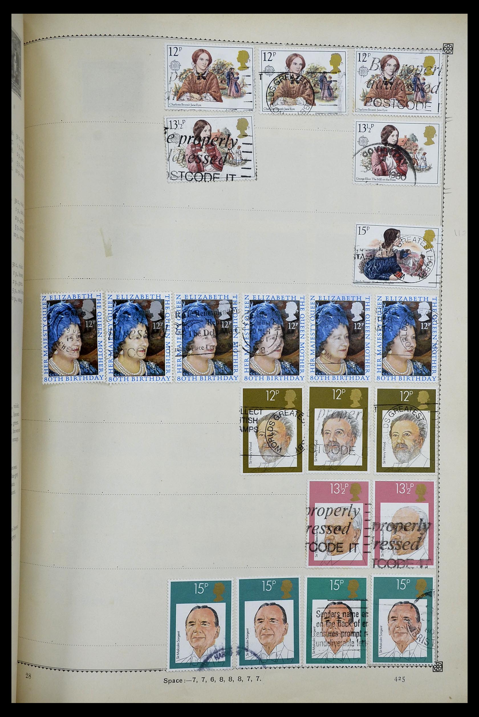 34352 174 - Postzegelverzameling 34352 Engeland 1860-1970.