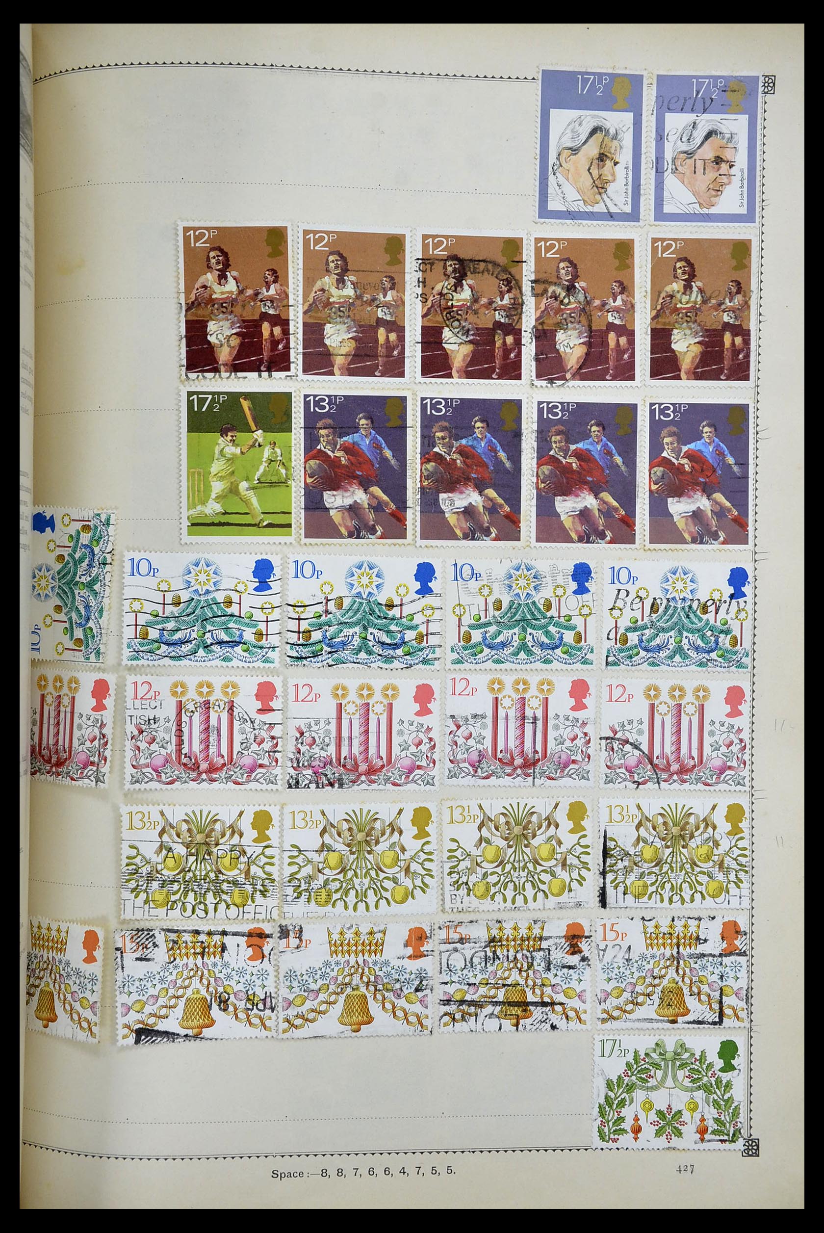 34352 175 - Postzegelverzameling 34352 Engeland 1860-1970.