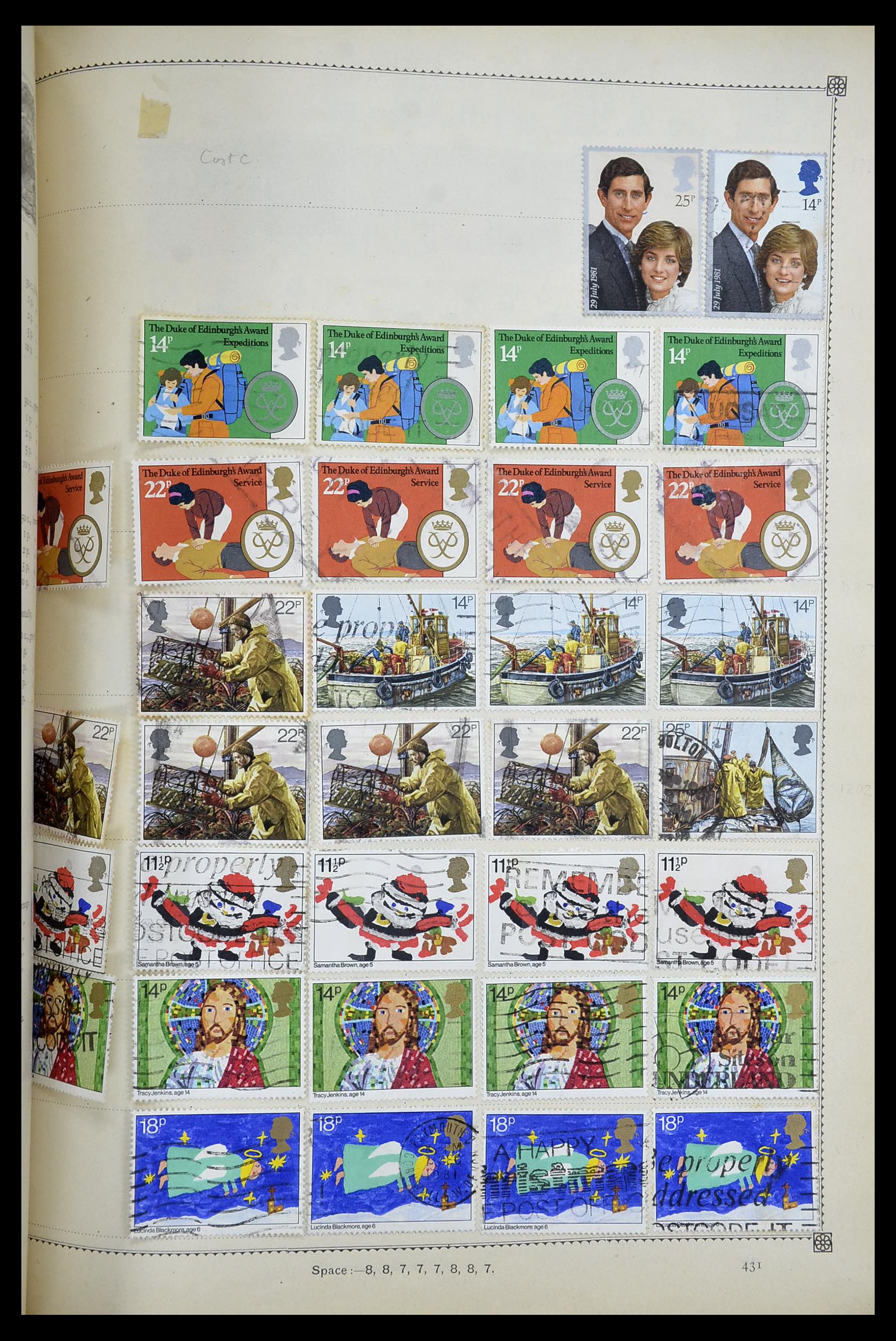 34352 177 - Postzegelverzameling 34352 Engeland 1860-1970.