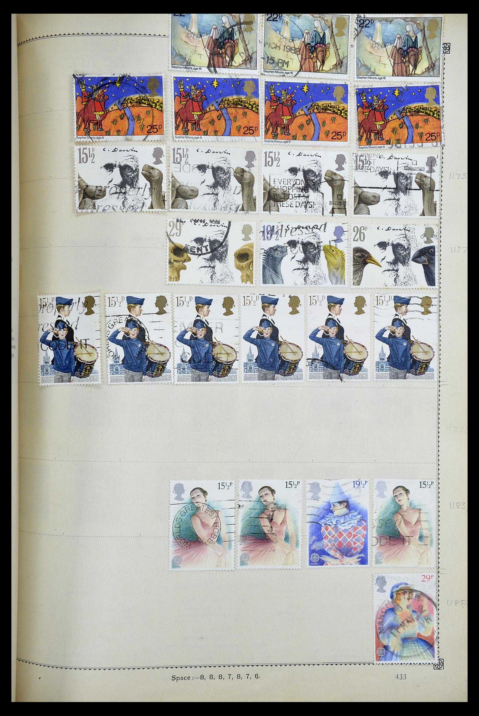 34352 178 - Postzegelverzameling 34352 Engeland 1860-1970.
