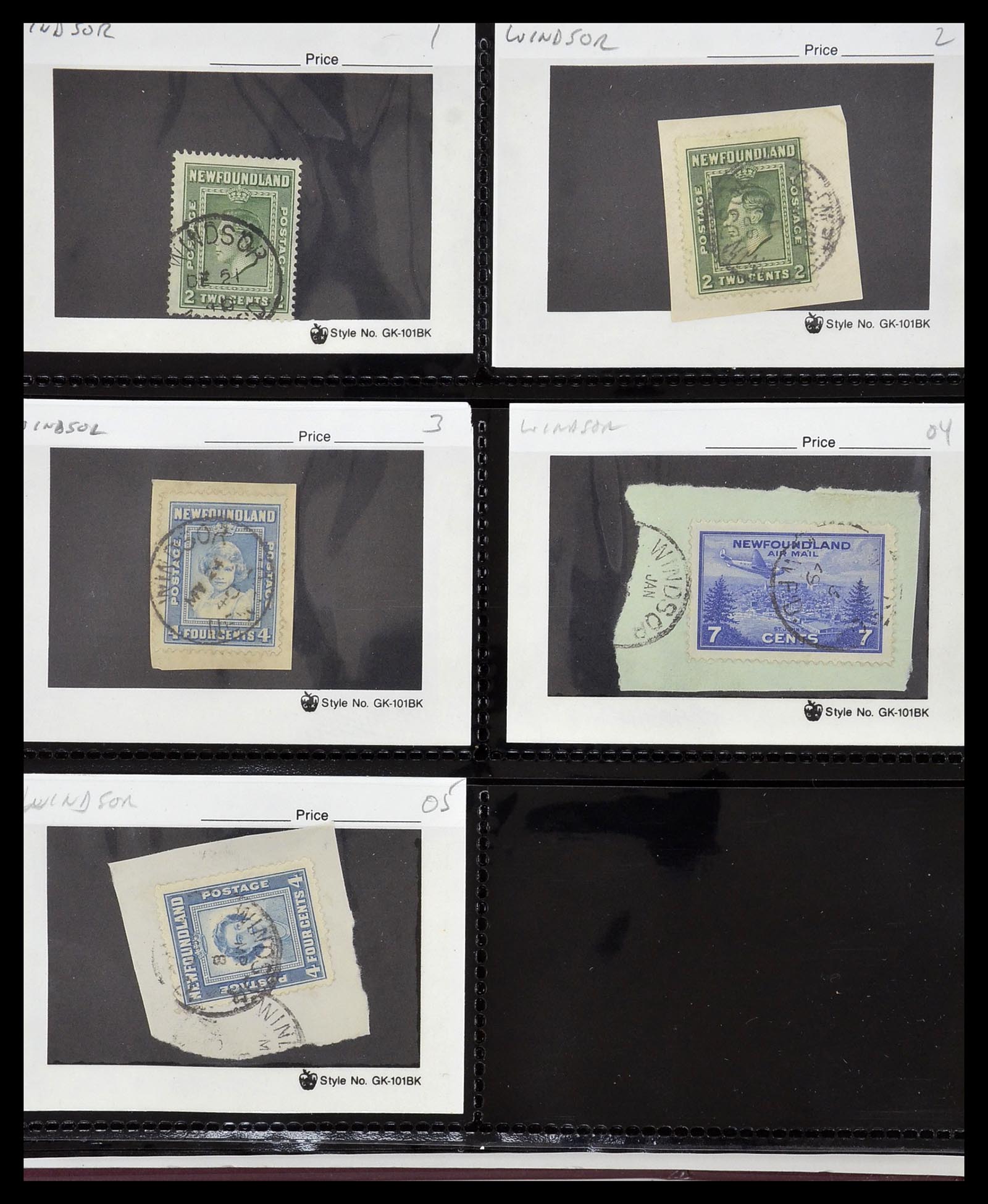 34380 562 - Postzegelverzameling 34380 Newfoundland stempelverzameling 1868-1950.