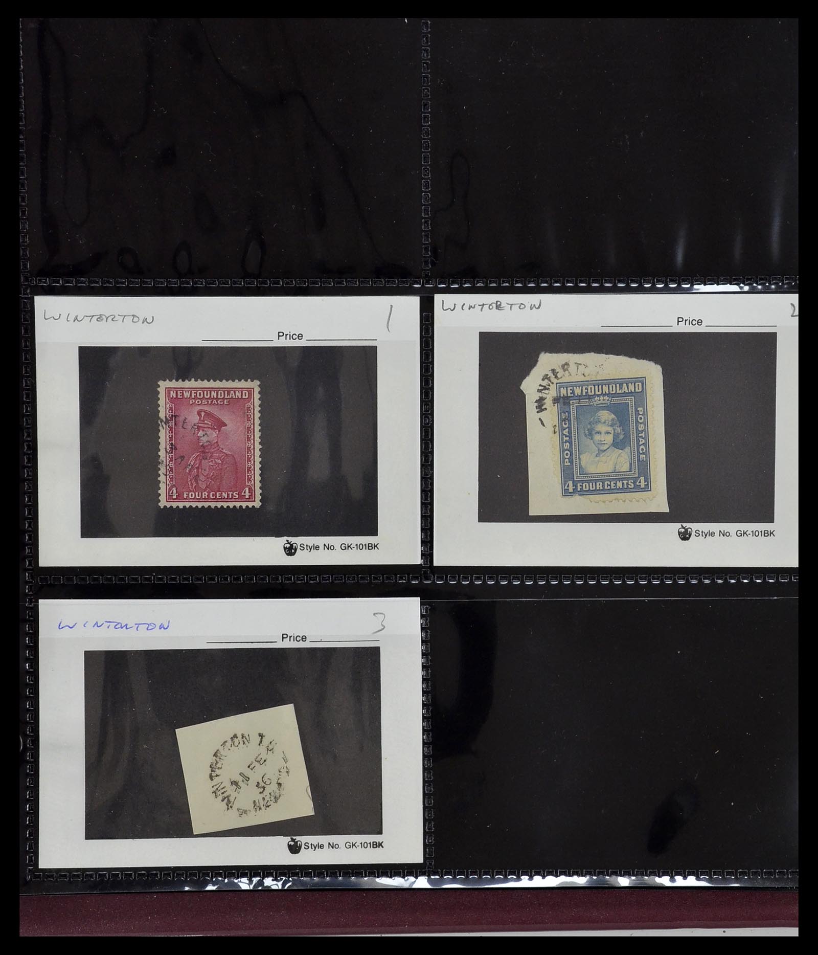 34380 565 - Postzegelverzameling 34380 Newfoundland stempelverzameling 1868-1950.
