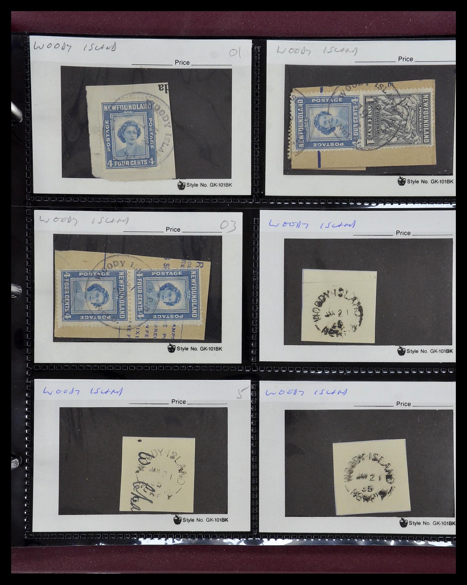34380 569 - Postzegelverzameling 34380 Newfoundland stempelverzameling 1868-1950.