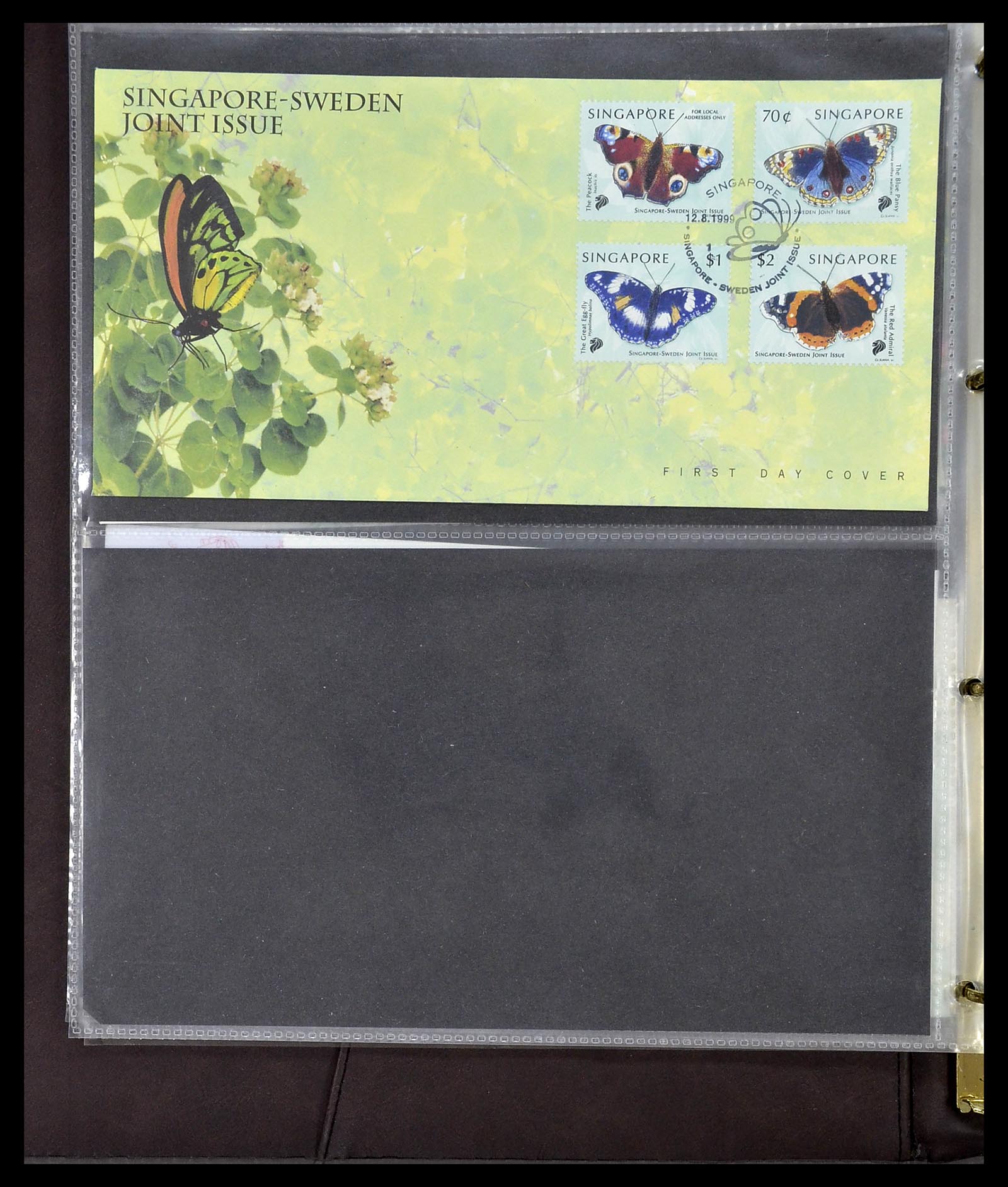 34394 214 - Postzegelverzameling 34394 Singapore FDC's 1948-2015!